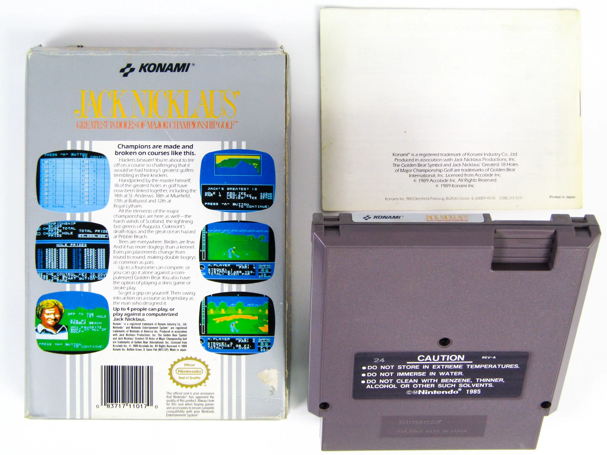 Jack Nicklaus Golf (Nintendo / NES) - Image 2