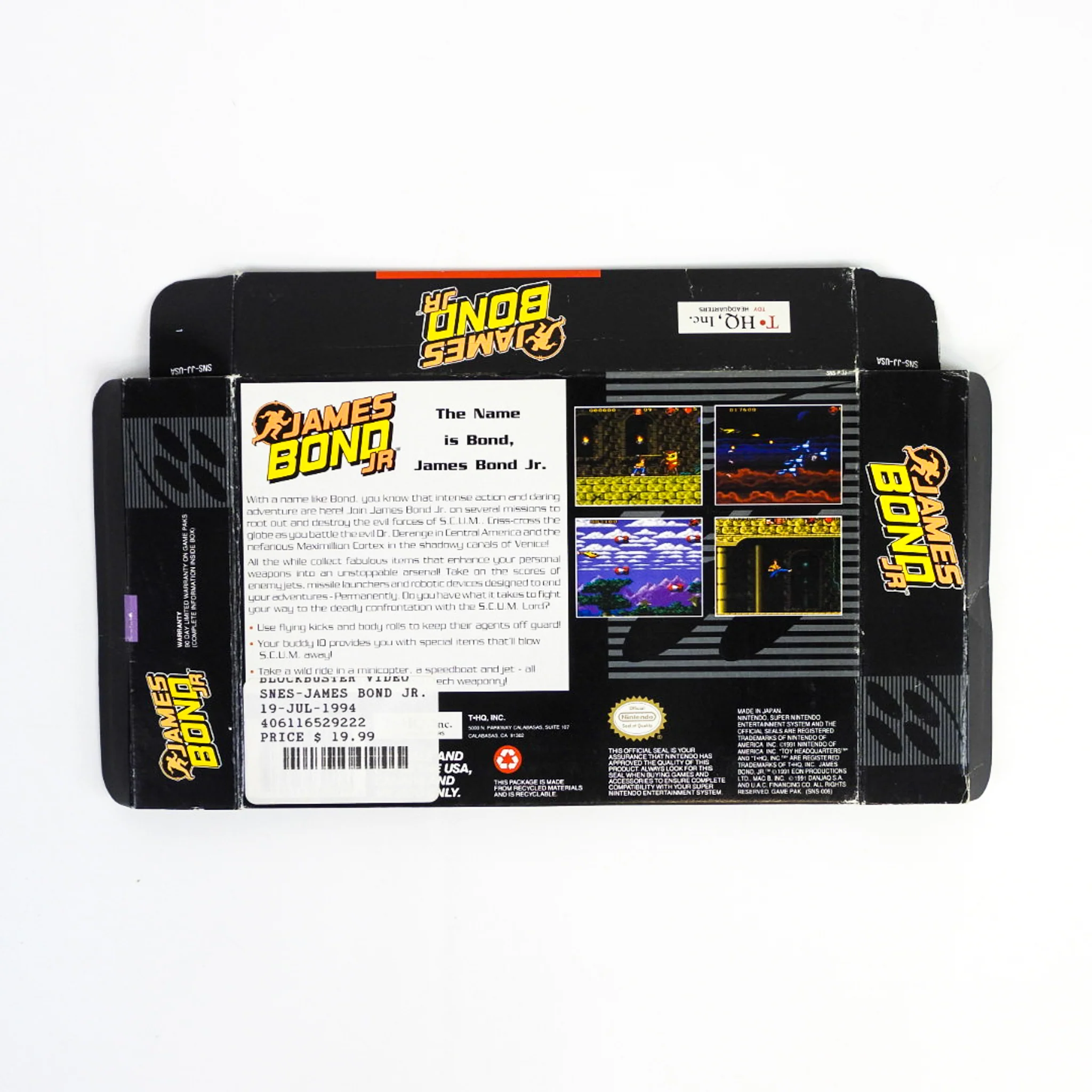 James Bond Jr [Box] (Super Nintendo / SNES) - Image 2