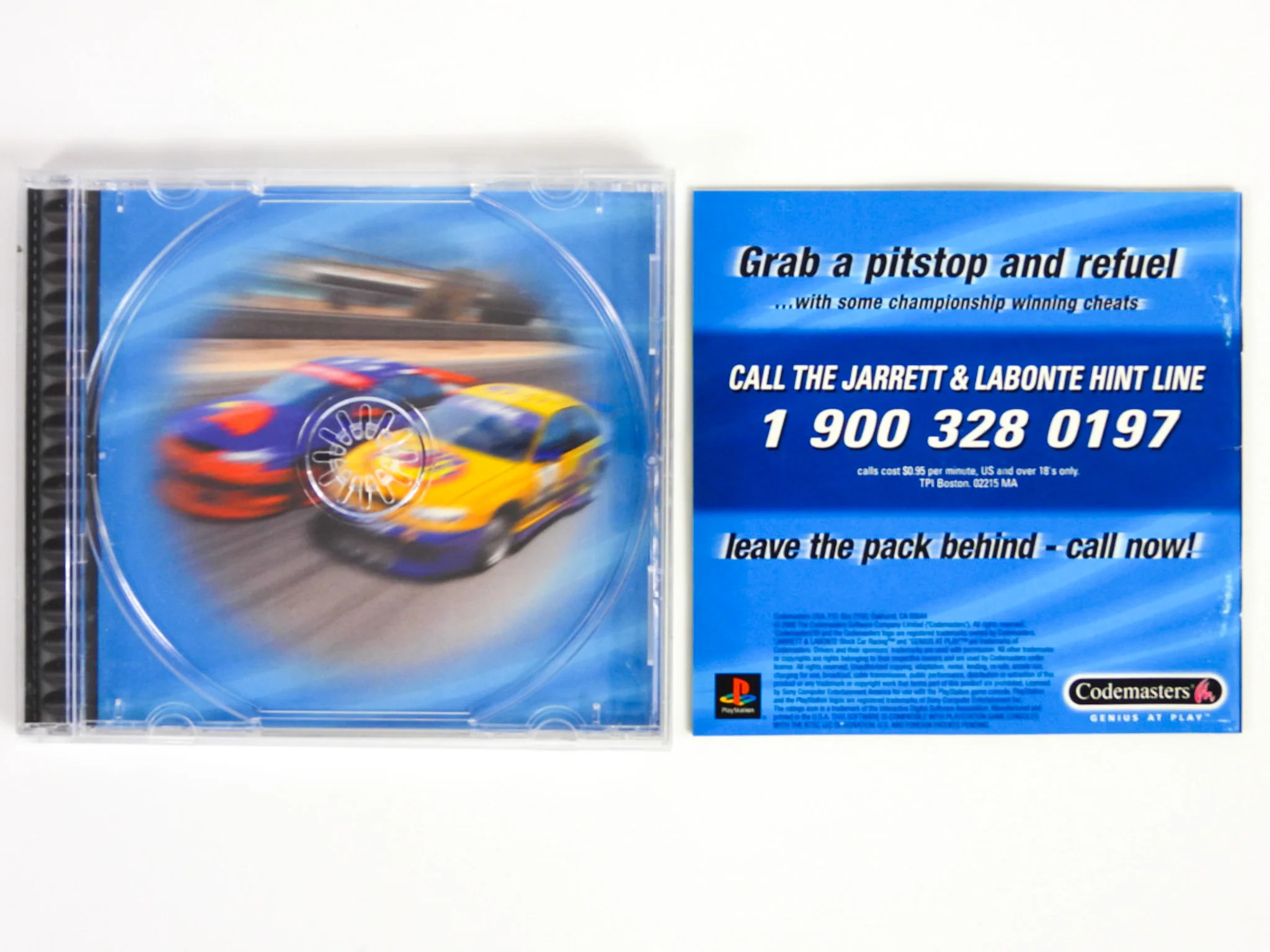 Jarret And Labonte Stock Car Racing (PlayStation / PS1) - Image 2