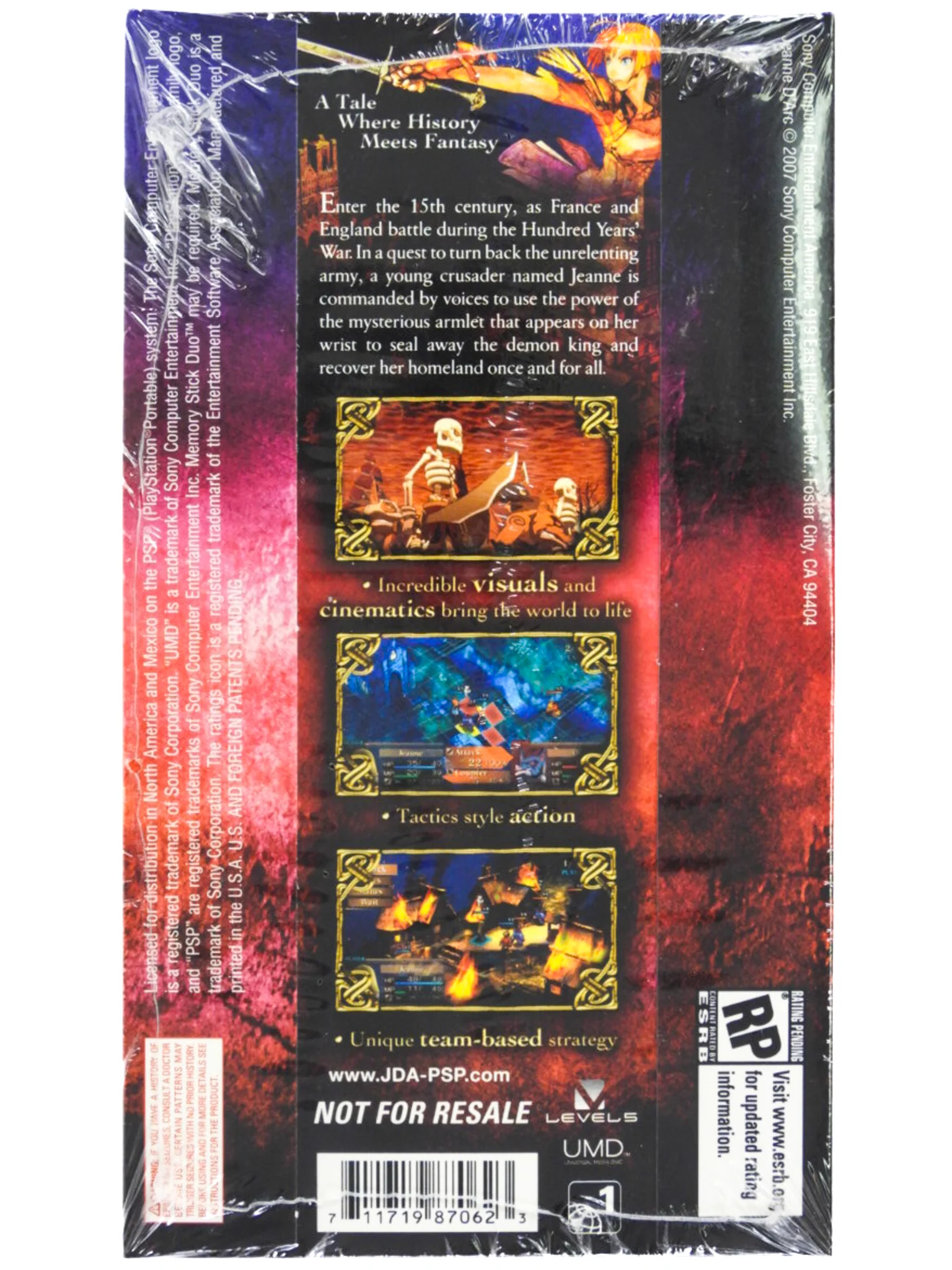 Jeanne D'arc [Demo] [Not For Resale] (PlayStation Portable / PSP) - Image 2