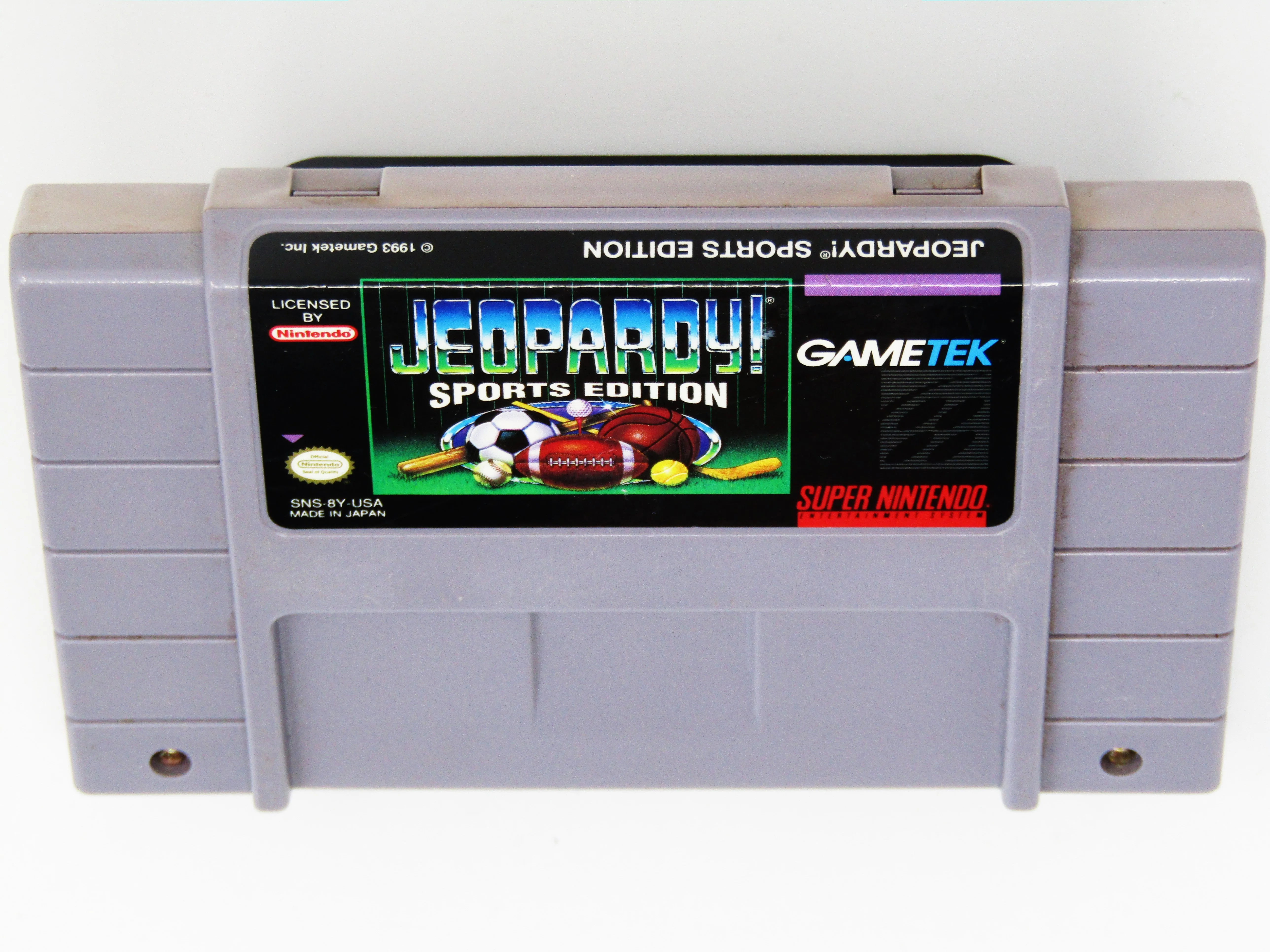 Jeopardy Sports Edition (Super Nintendo / SNES) - Image 2