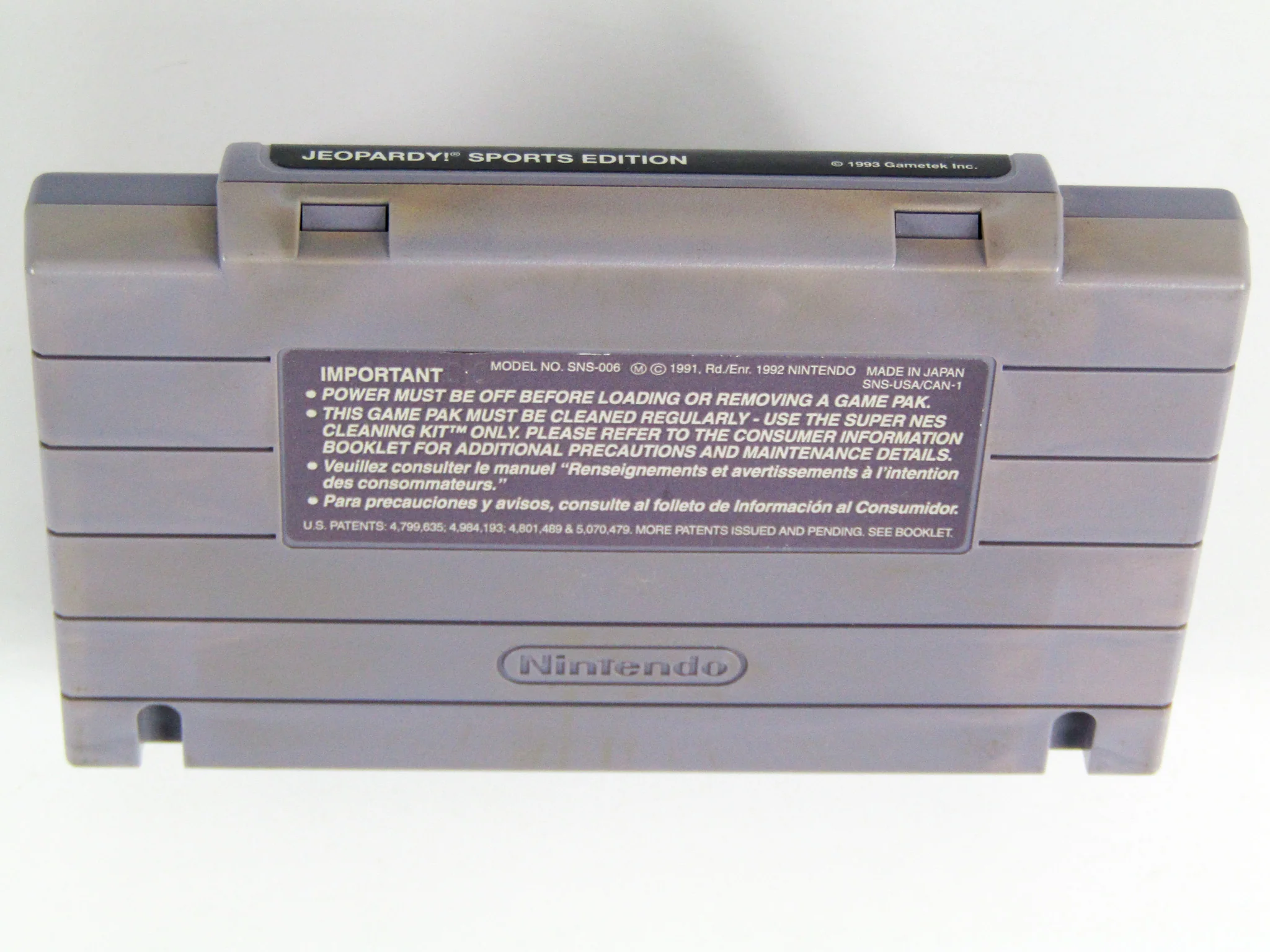 Jeopardy Sports Edition (Super Nintendo / SNES) - Image 5