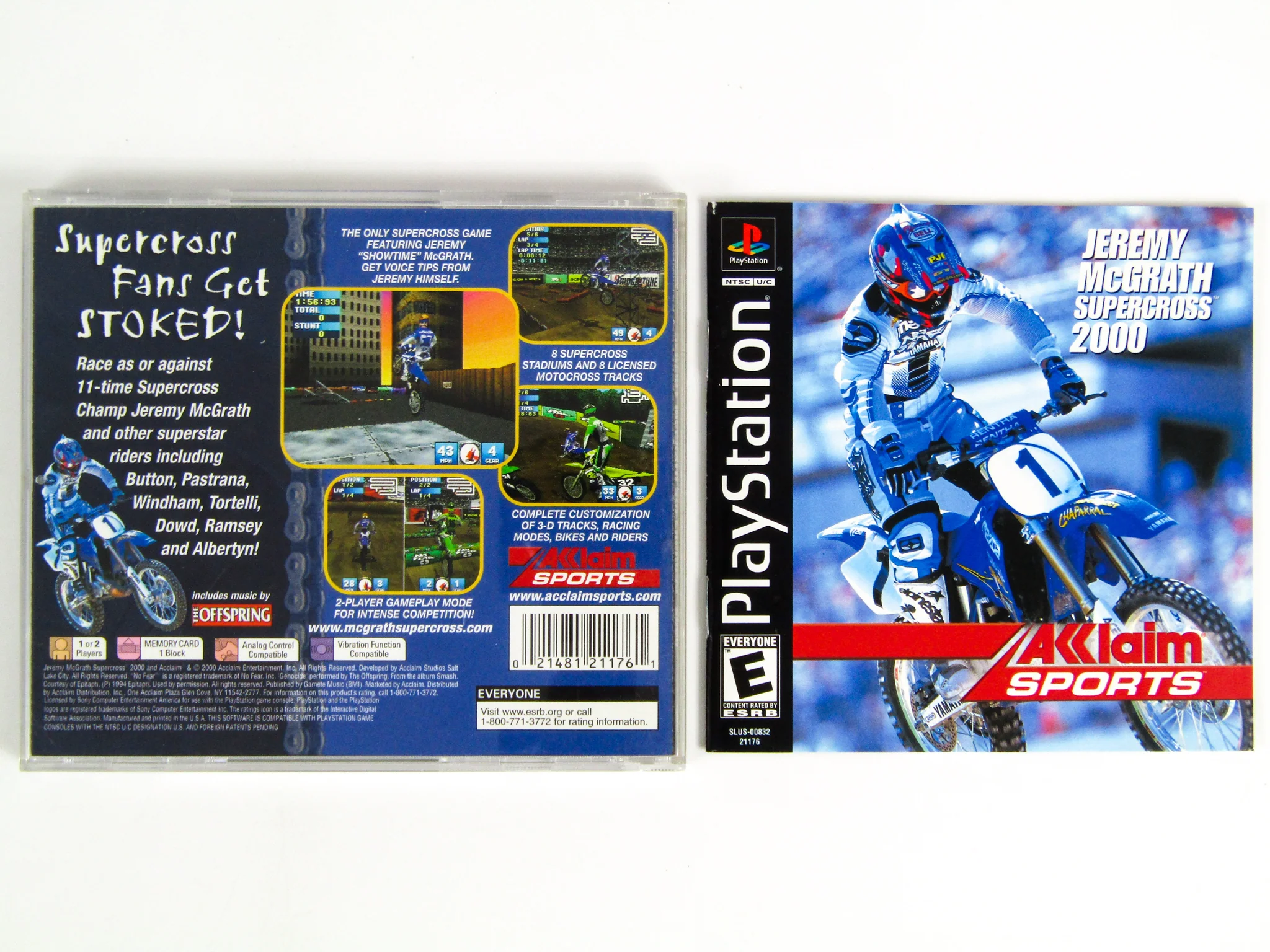 Jeremy McGrath Supercross 2000 (PlayStation / PS1) - Image 2