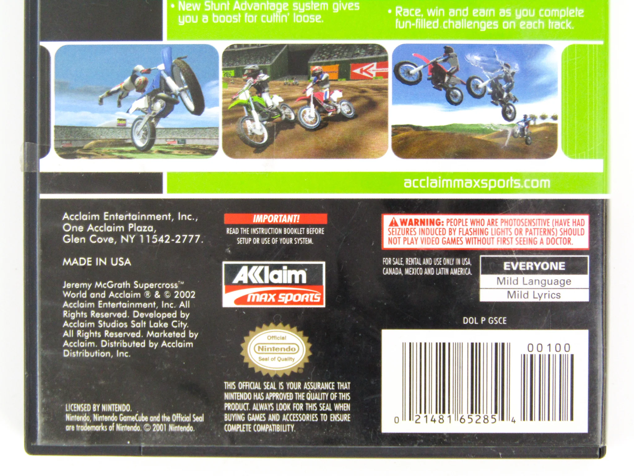 Jeremy McGrath Supercross World (Nintendo GameCube) - Image 3