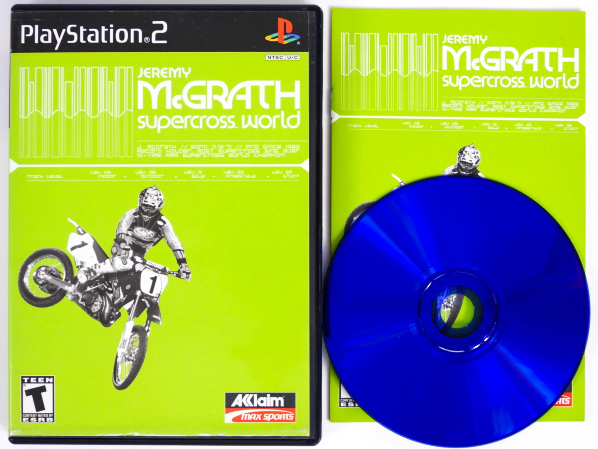 Jeremy McGrath Supercross World (PlayStation 2 / PS2)
