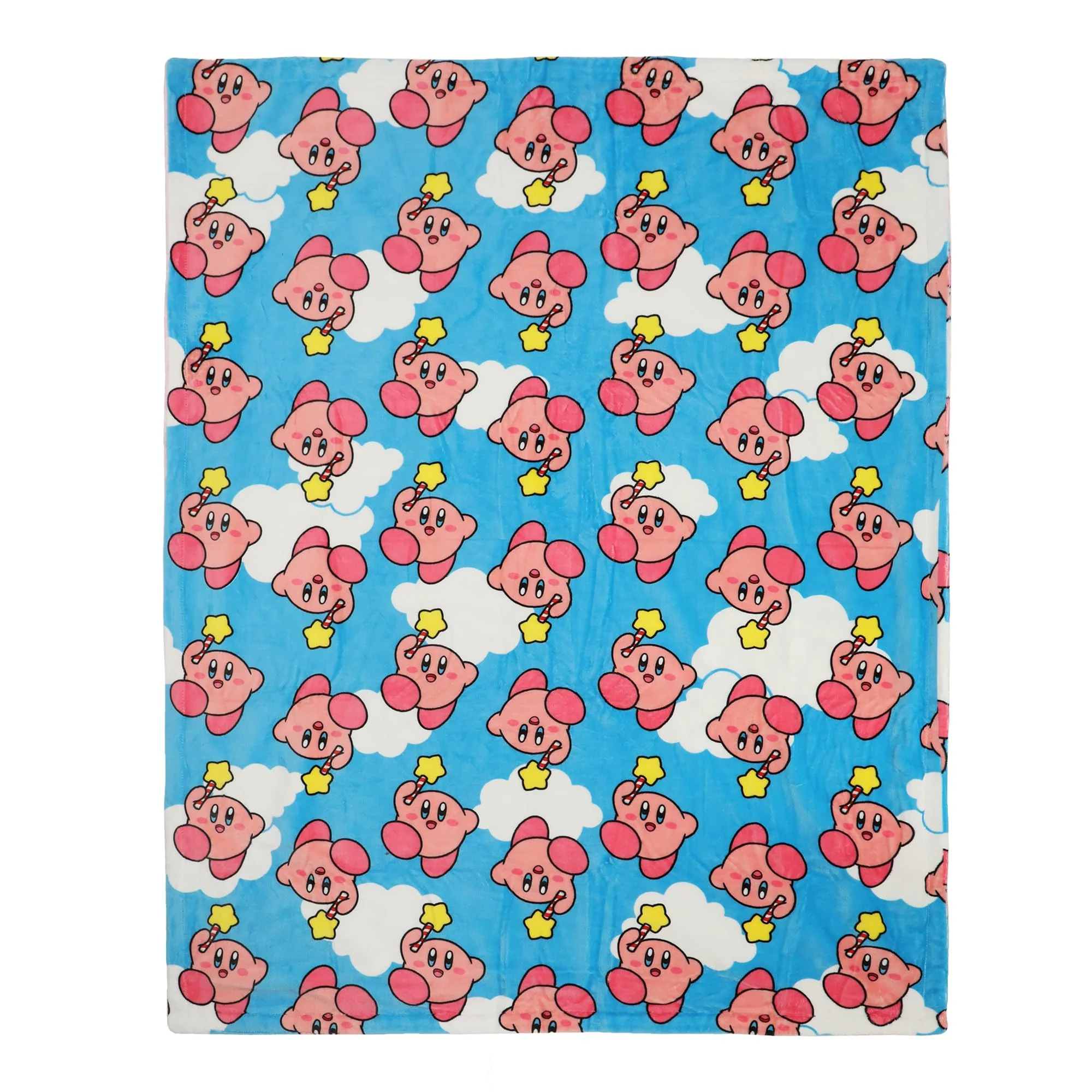 Jeté en peluche Kirby Kanji réversible à double face - Image 2