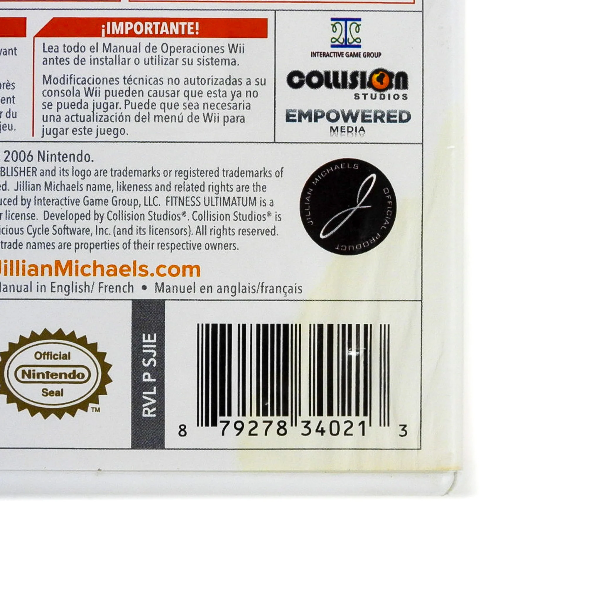 Jillian Michaels' Fitness Ultimatum 2011 (Nintendo Wii) - Image 3