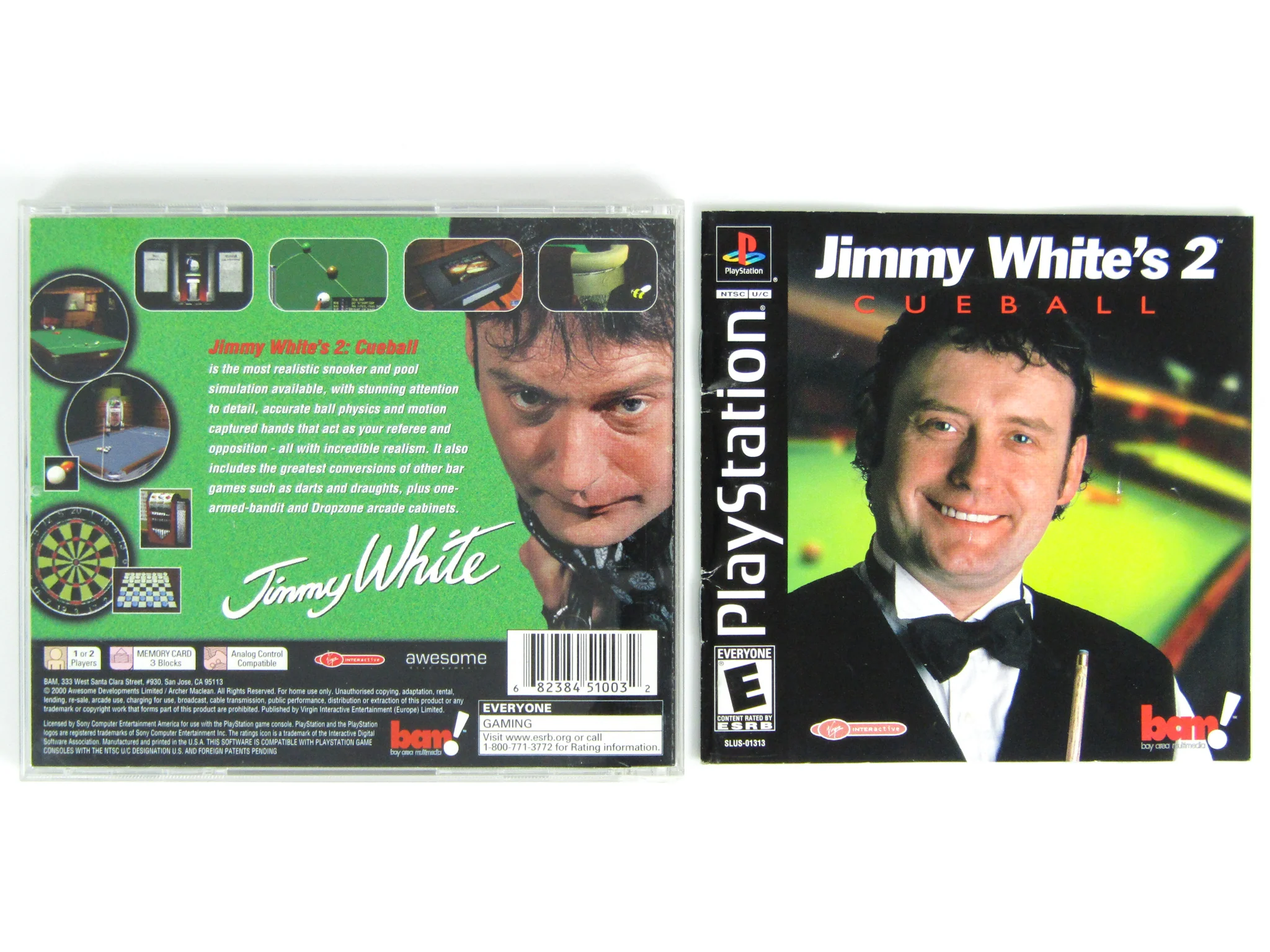 Jimmy White's 2 Cueball (PlayStation / PS1) - Image 2