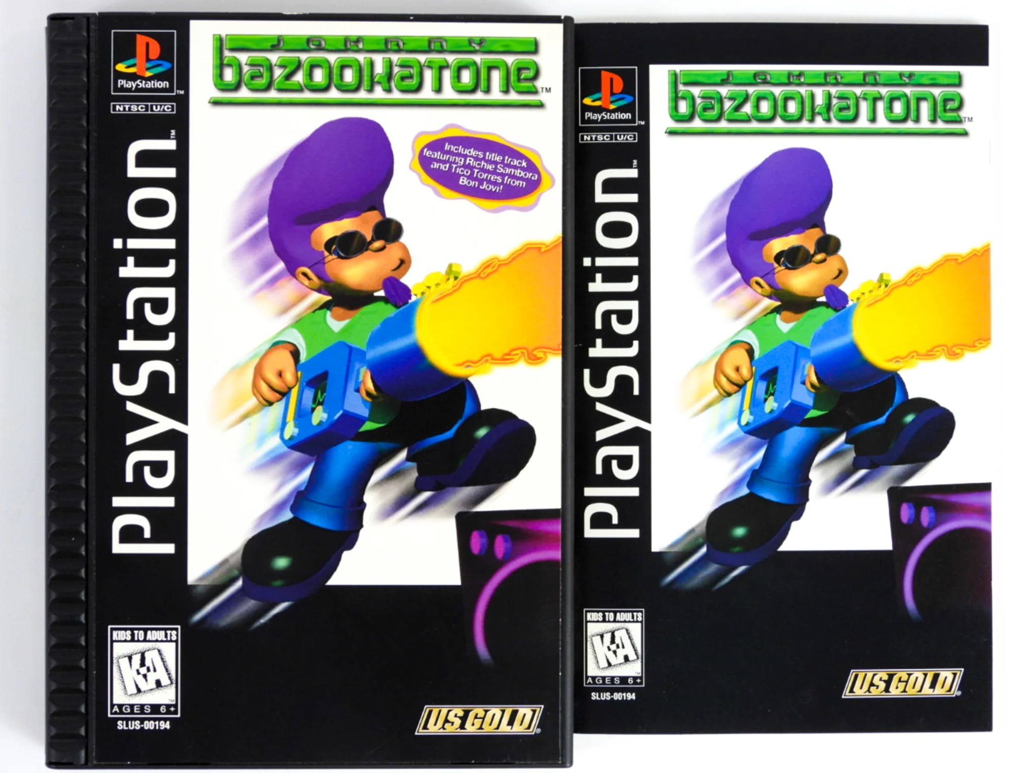 Johnny Bazookatone [Long Box] (PlayStation / PS1) - Image 2