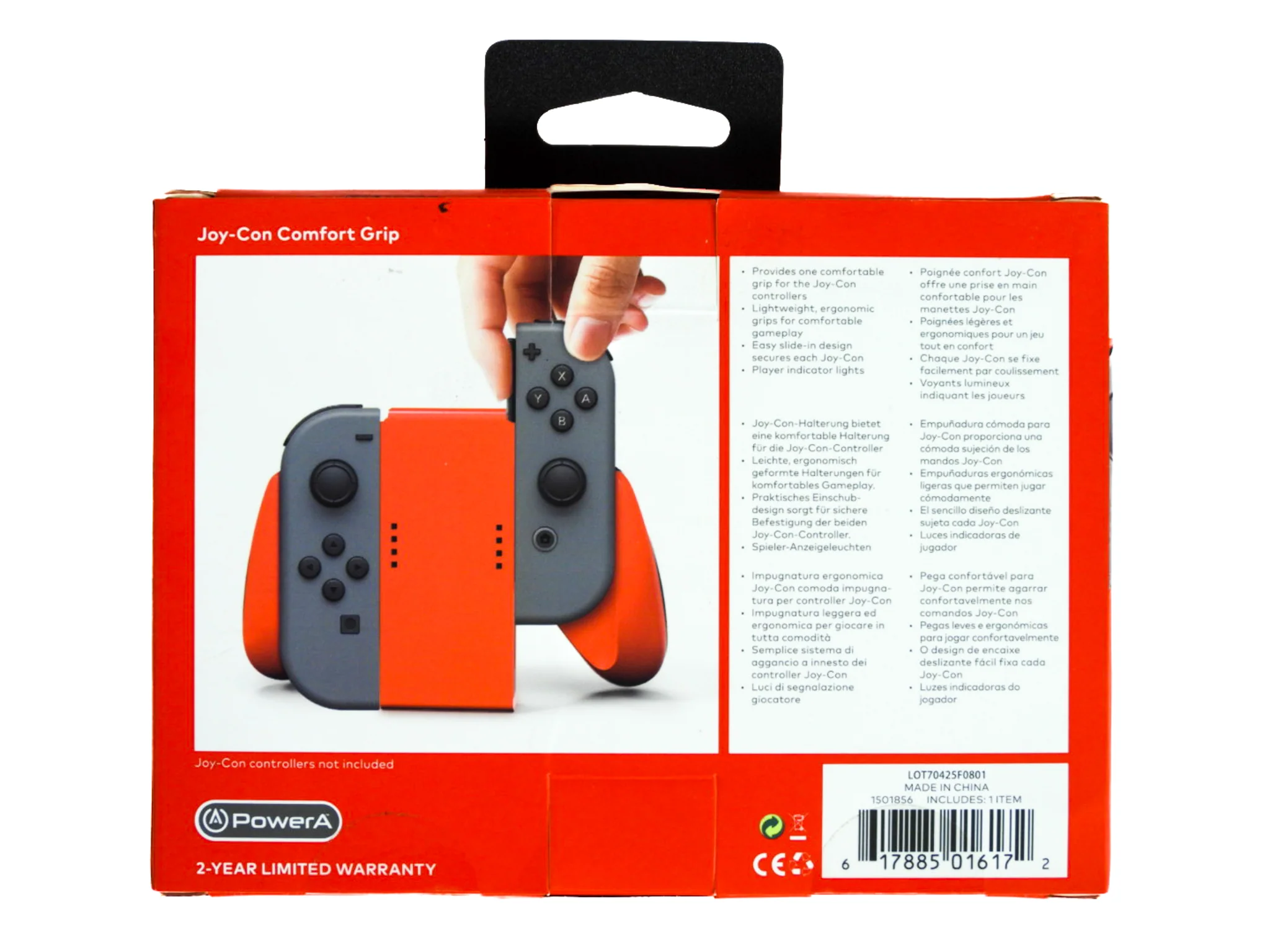 Joy-Con Red Comfort Grip (Nintendo Switch) - Image 2