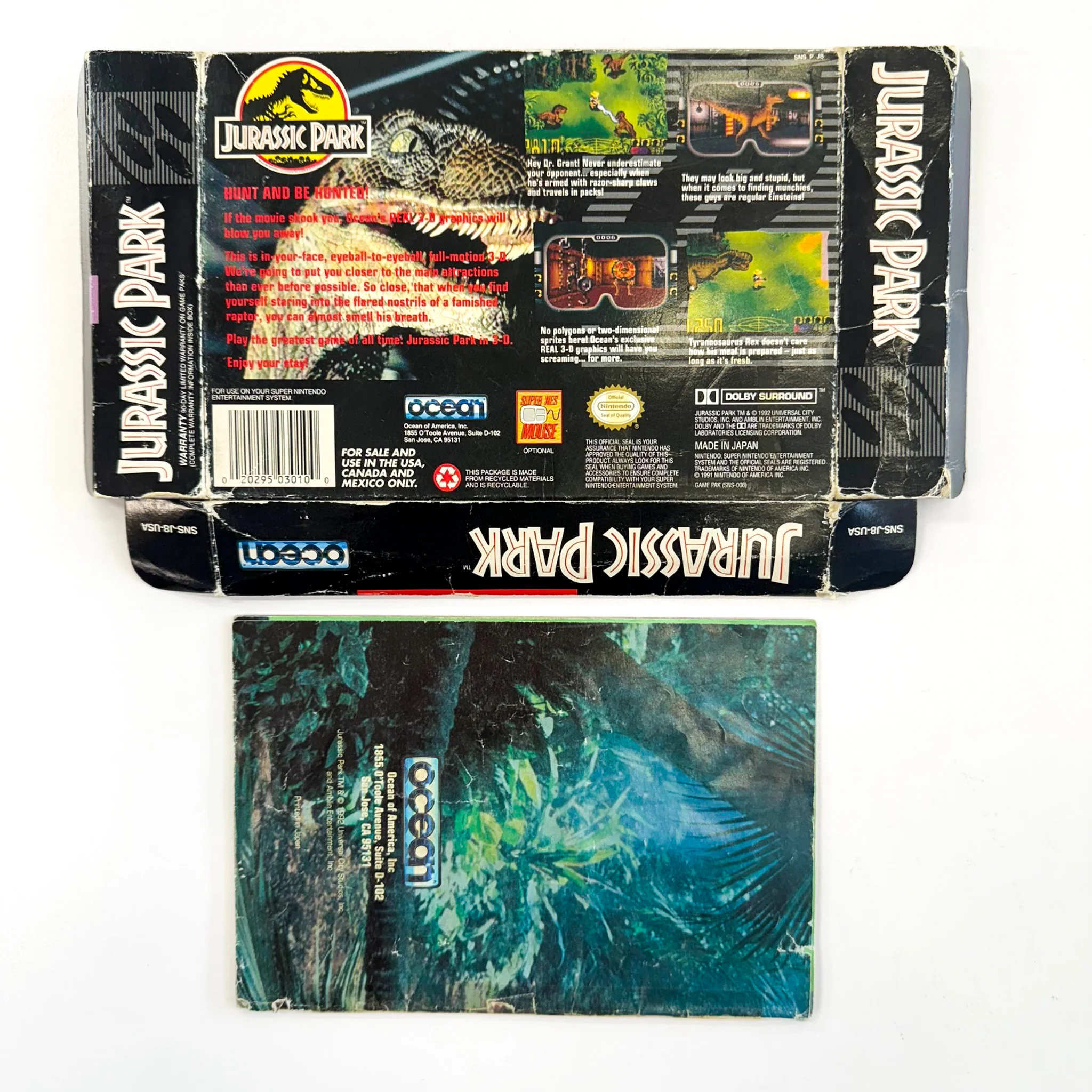 Jurassic Park  [Box] (Super Nintendo / SNES) - Image 2