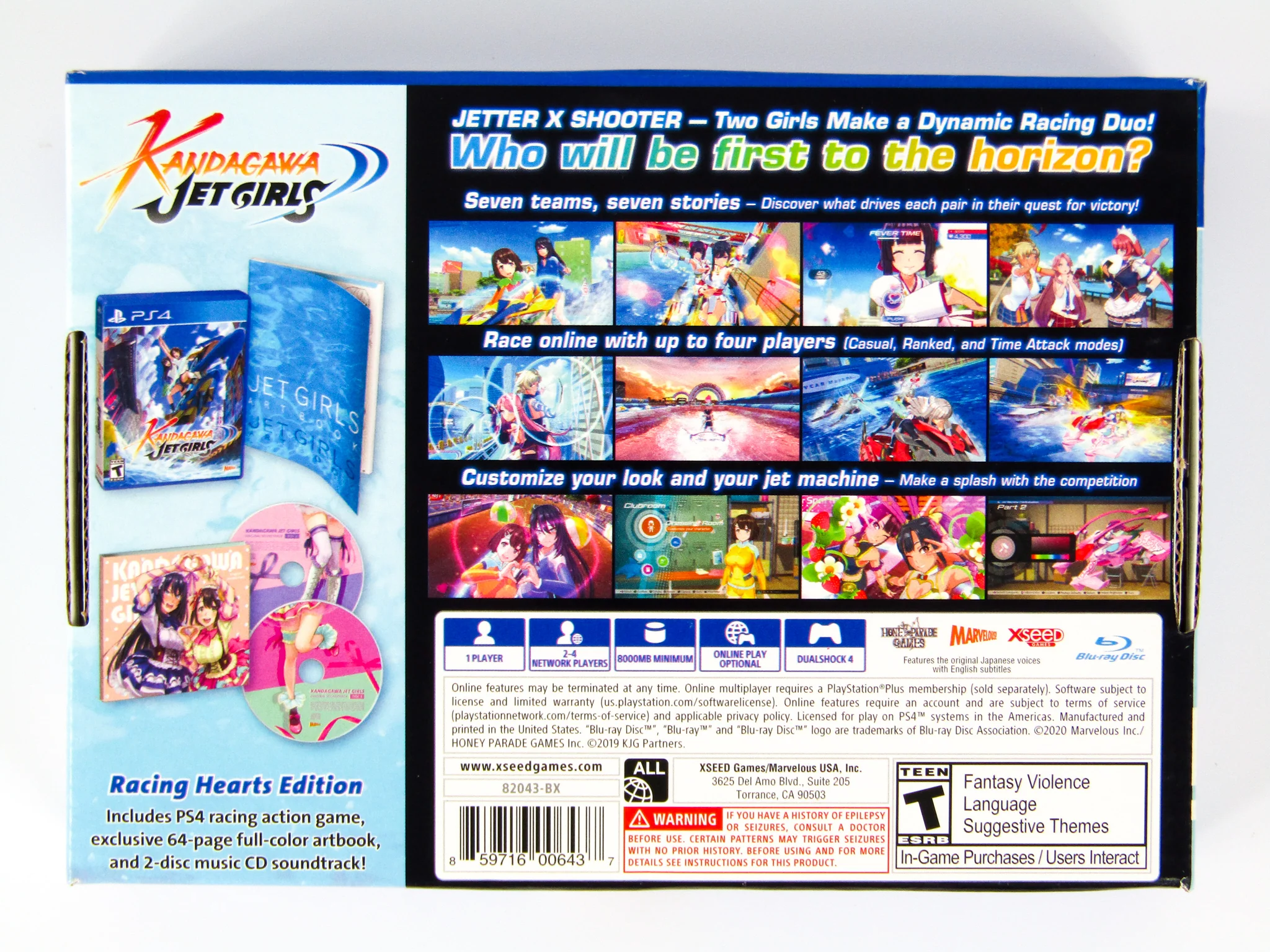 Kandagawa Jet Girls [Racing Hearts Edition] (PlayStation 4 / PS4) - Image 2