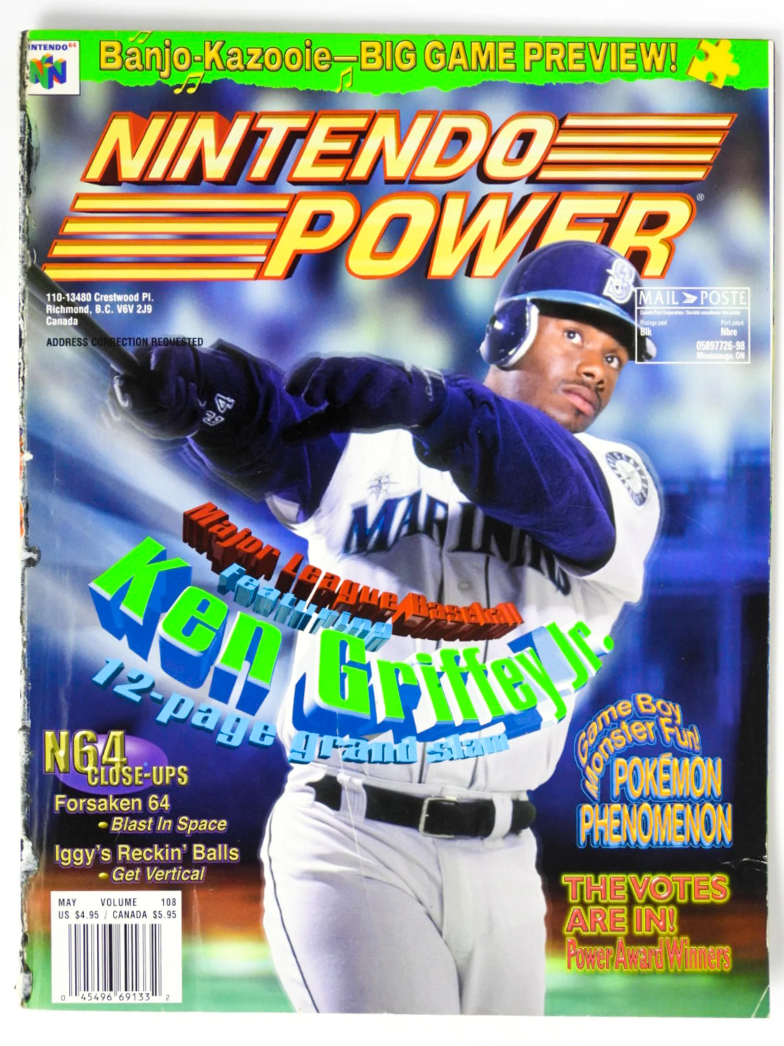 Ken Griffey Jr Baseball [Volume 108] [Nintendo Power] (Magazines) - Image 4