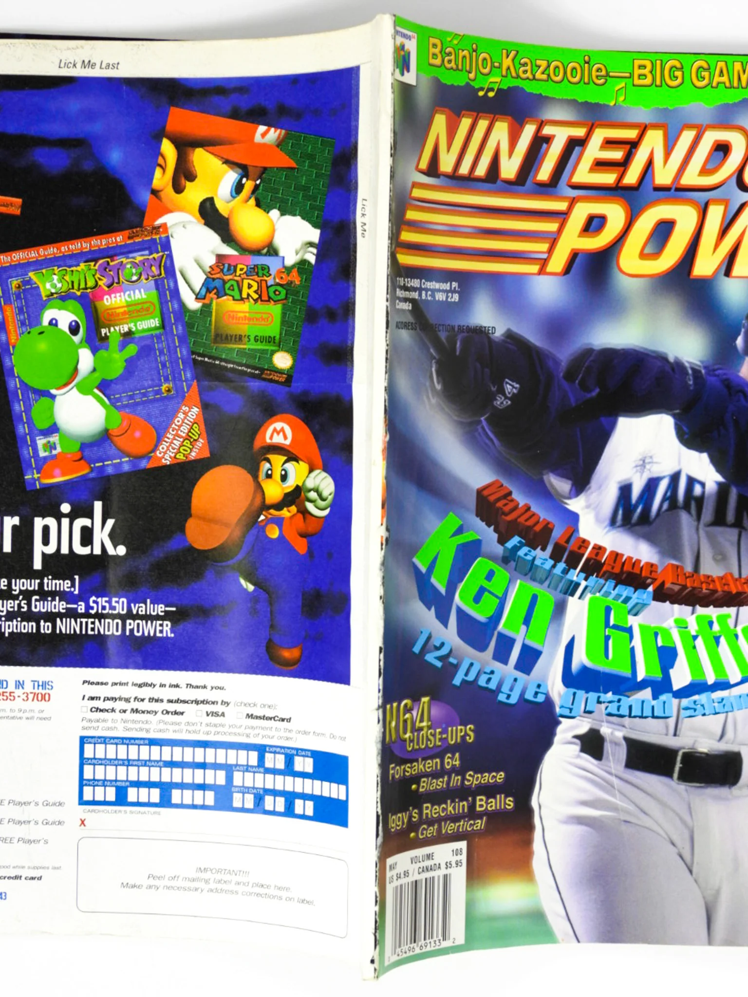 Ken Griffey Jr Baseball [Volume 108] [Nintendo Power] (Magazines) - Image 5