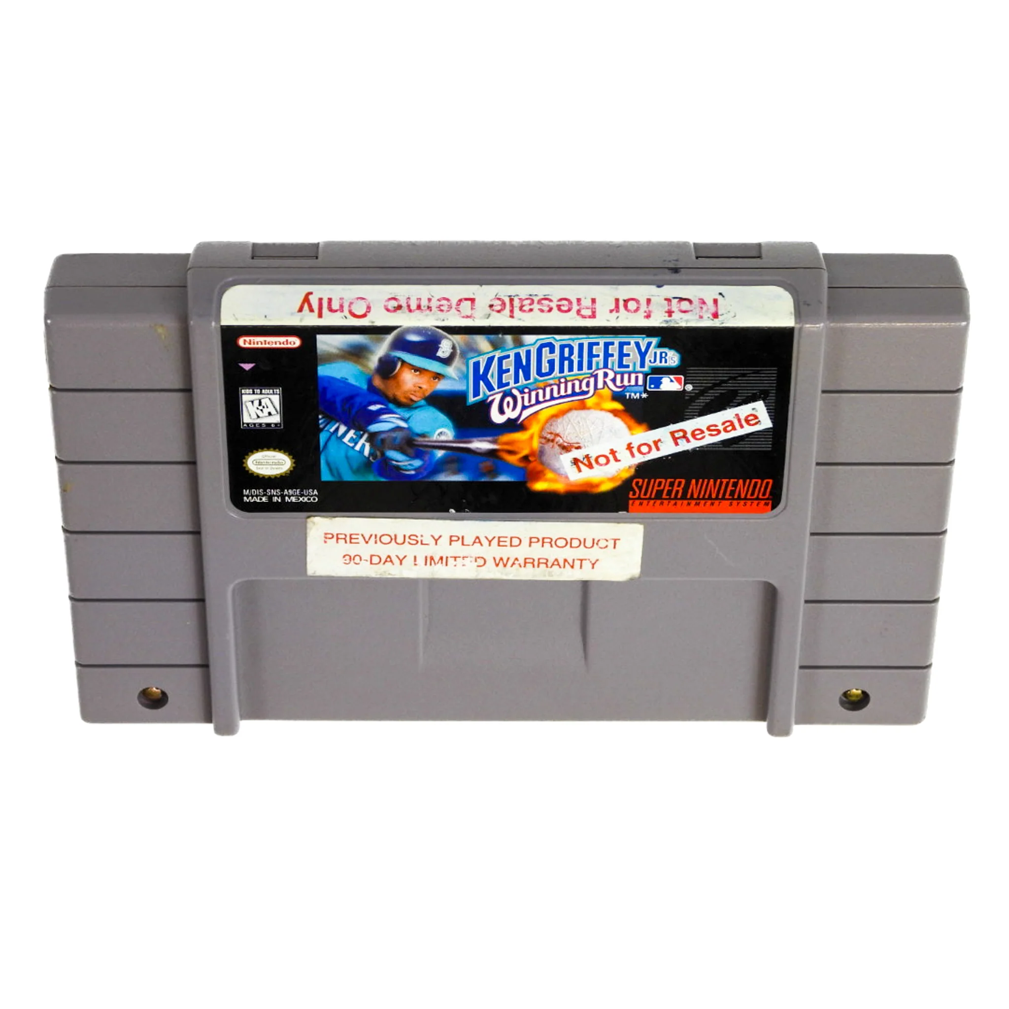 Ken Griffey Jr's Winning Run [Not for Resale] (Super Nintendo / SNES)