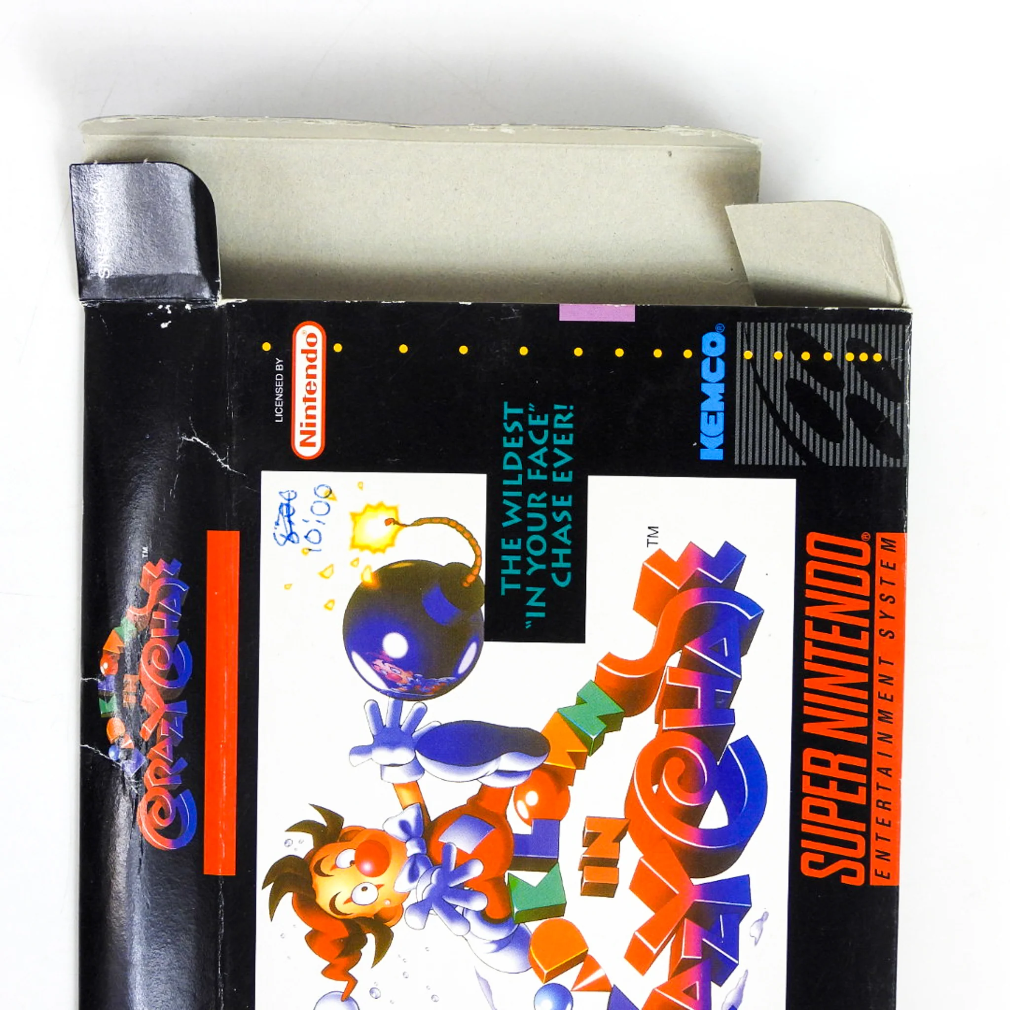 Kid Klown in Crazy Chase [Box] (Super Nintendo / SNES) - Image 2