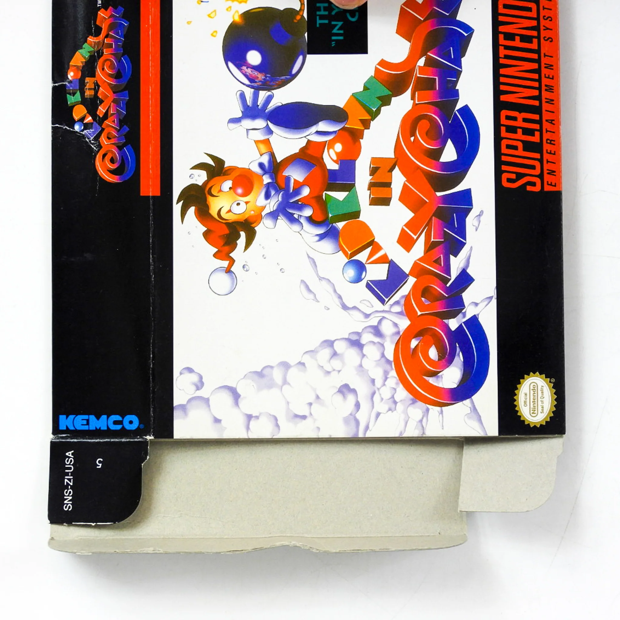 Kid Klown in Crazy Chase [Box] (Super Nintendo / SNES) - Image 3