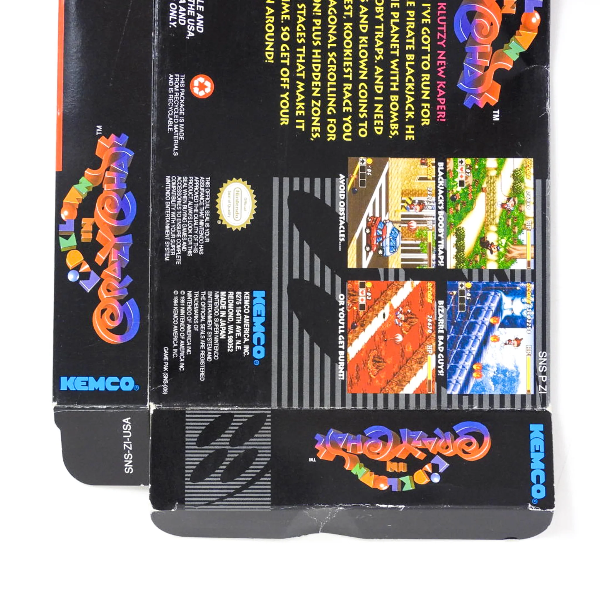 Kid Klown in Crazy Chase [Box] (Super Nintendo / SNES) - Image 5