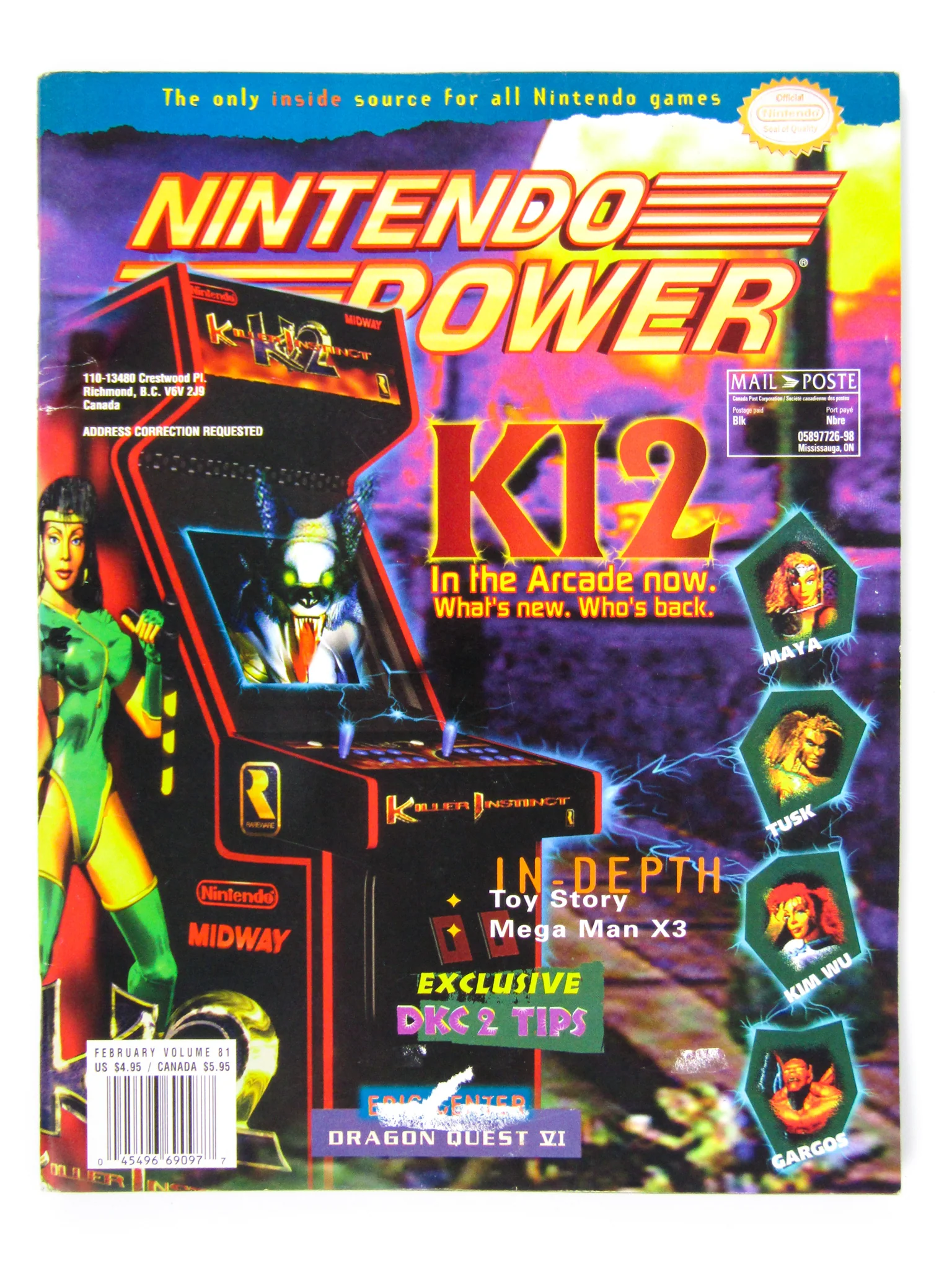 Killer Instinct 2 [Volume 81] [Nintendo Power] (Magazines) - Image 4