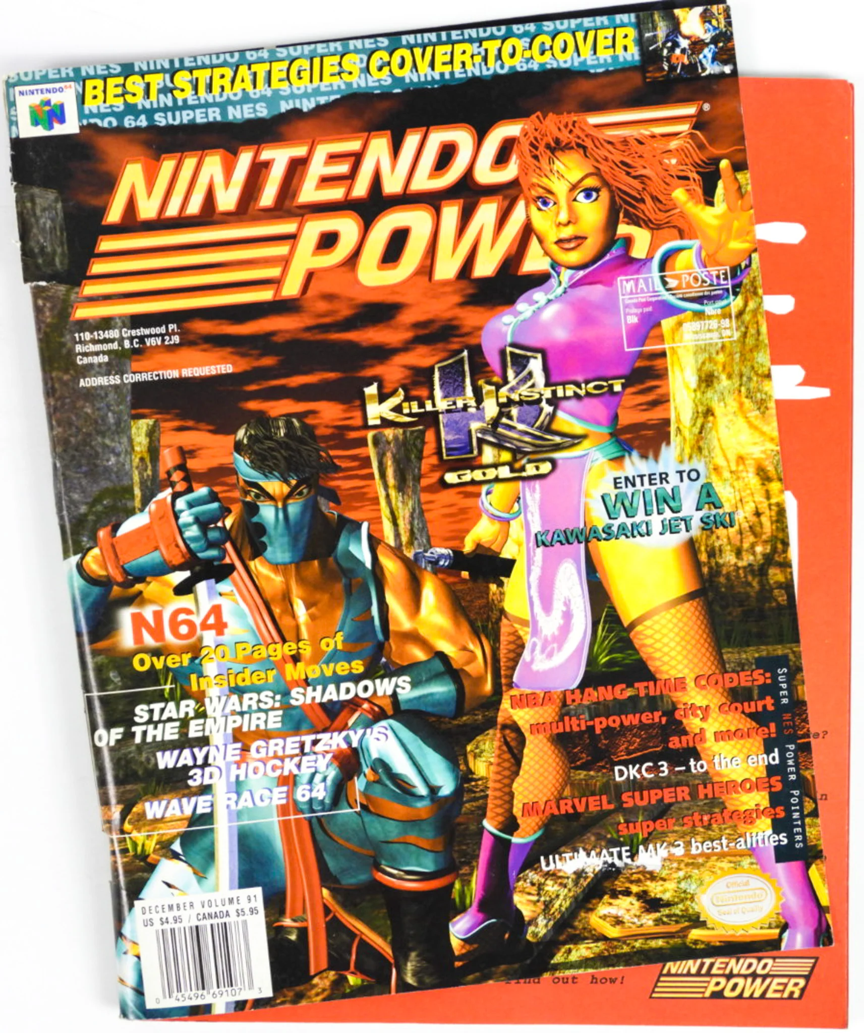 Killer Instinct Gold [Volume 91] [Nintendo Power] (Magazines) - Image 5