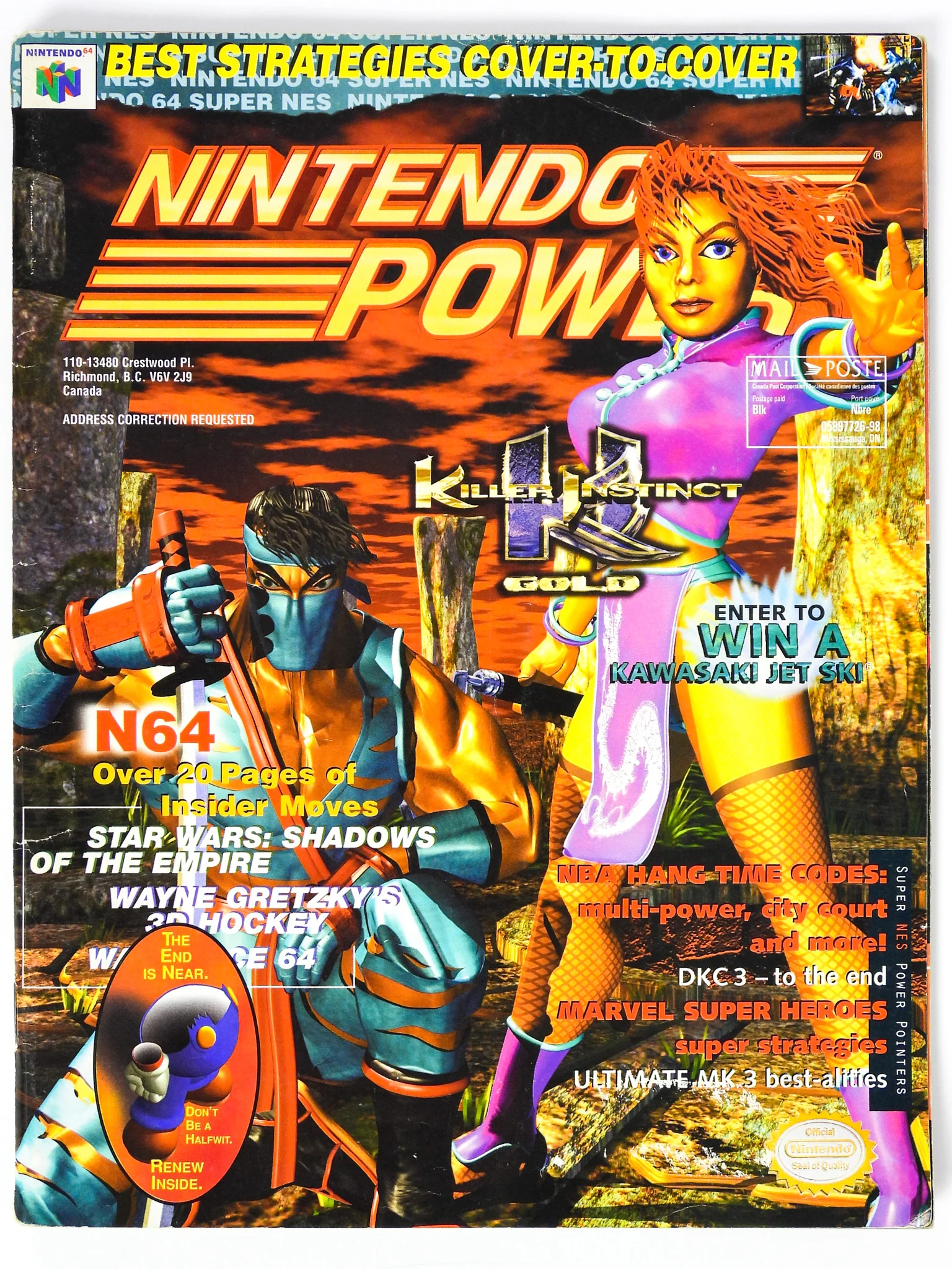 Killer Instinct Gold [Volume 91] [Nintendo Power] (Magazines) - Image 8