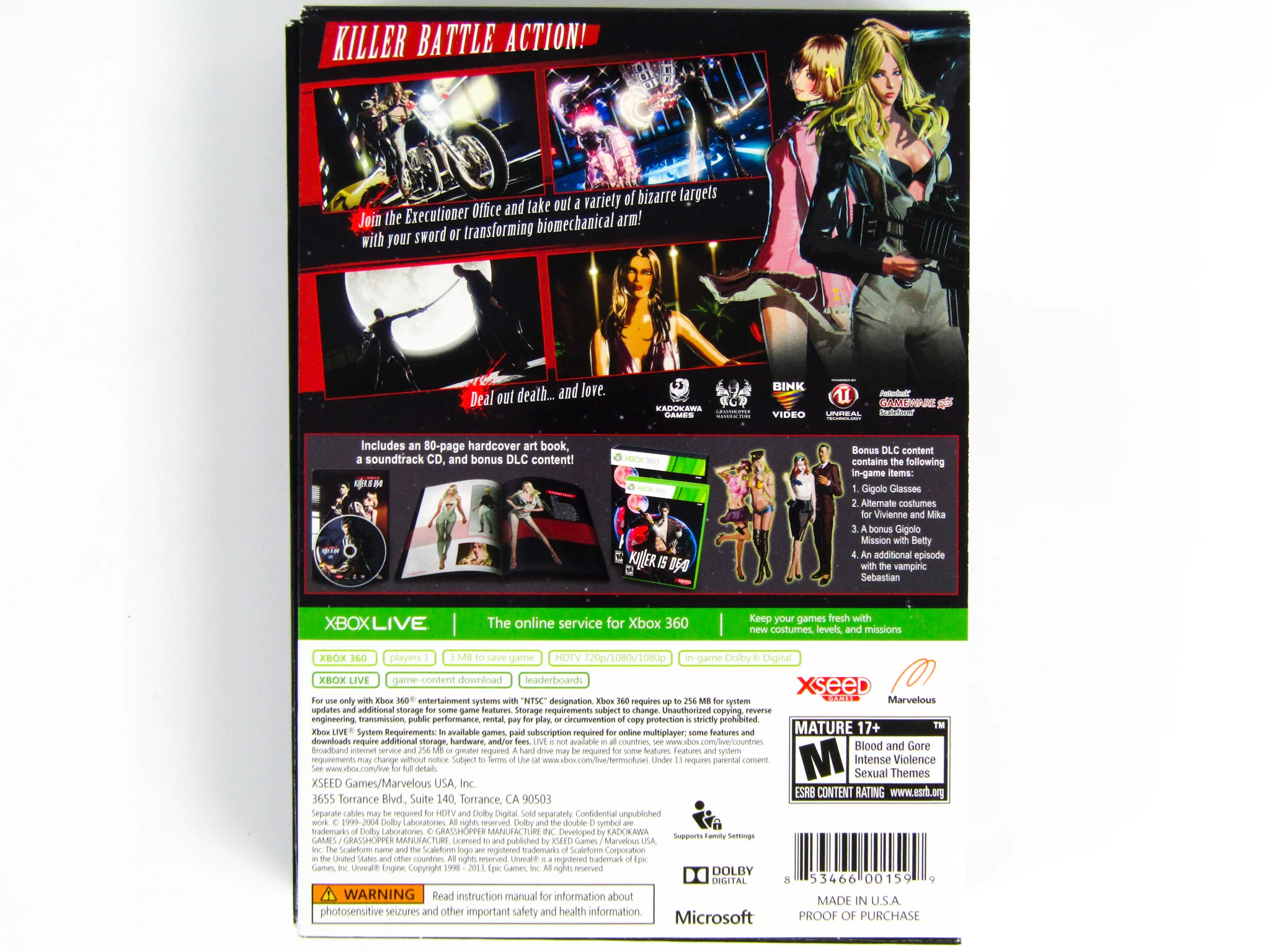 Killer Is Dead [Limited Edition] (Xbox 360) - Image 2