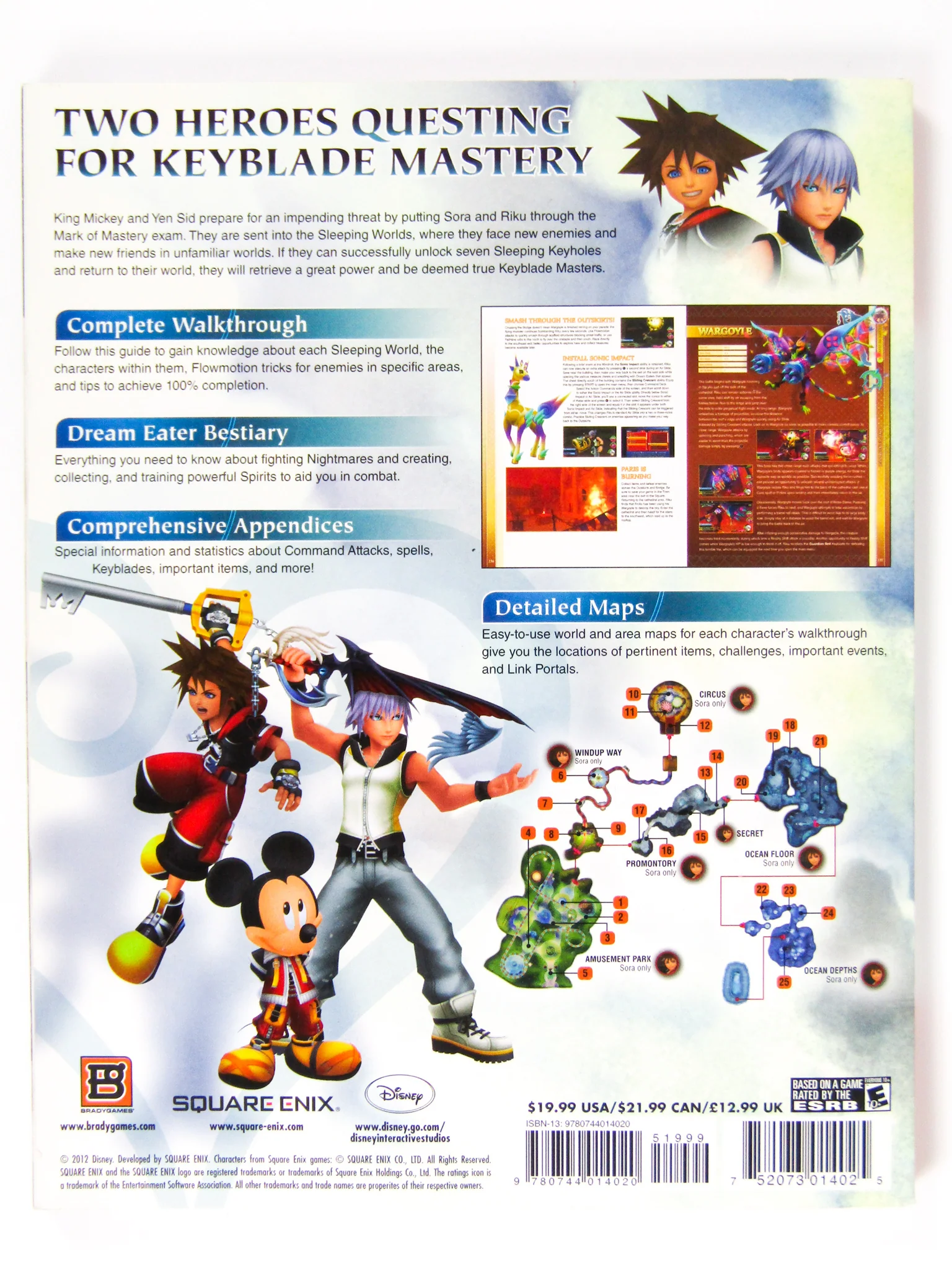 Kingdom Hearts 3D Dream Drop Distance [Signature Series] [BradyGames] (Game Guide) - Image 2