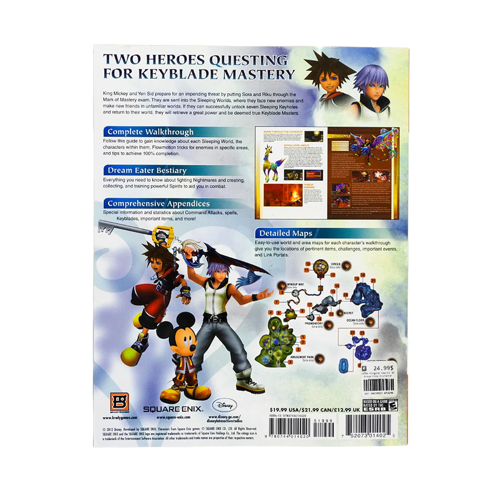 Kingdom Hearts 3D Dream Drop Distance [Signature Series] [BradyGames] (Game Guide) - Image 4