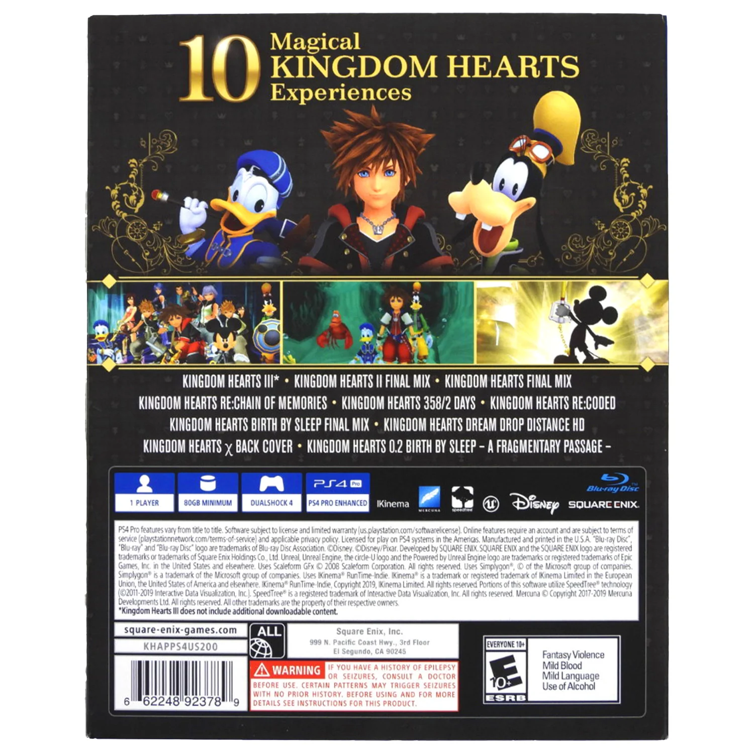 Kingdom Hearts All-In-One Package (PlayStation 4 / PS4) - Image 2