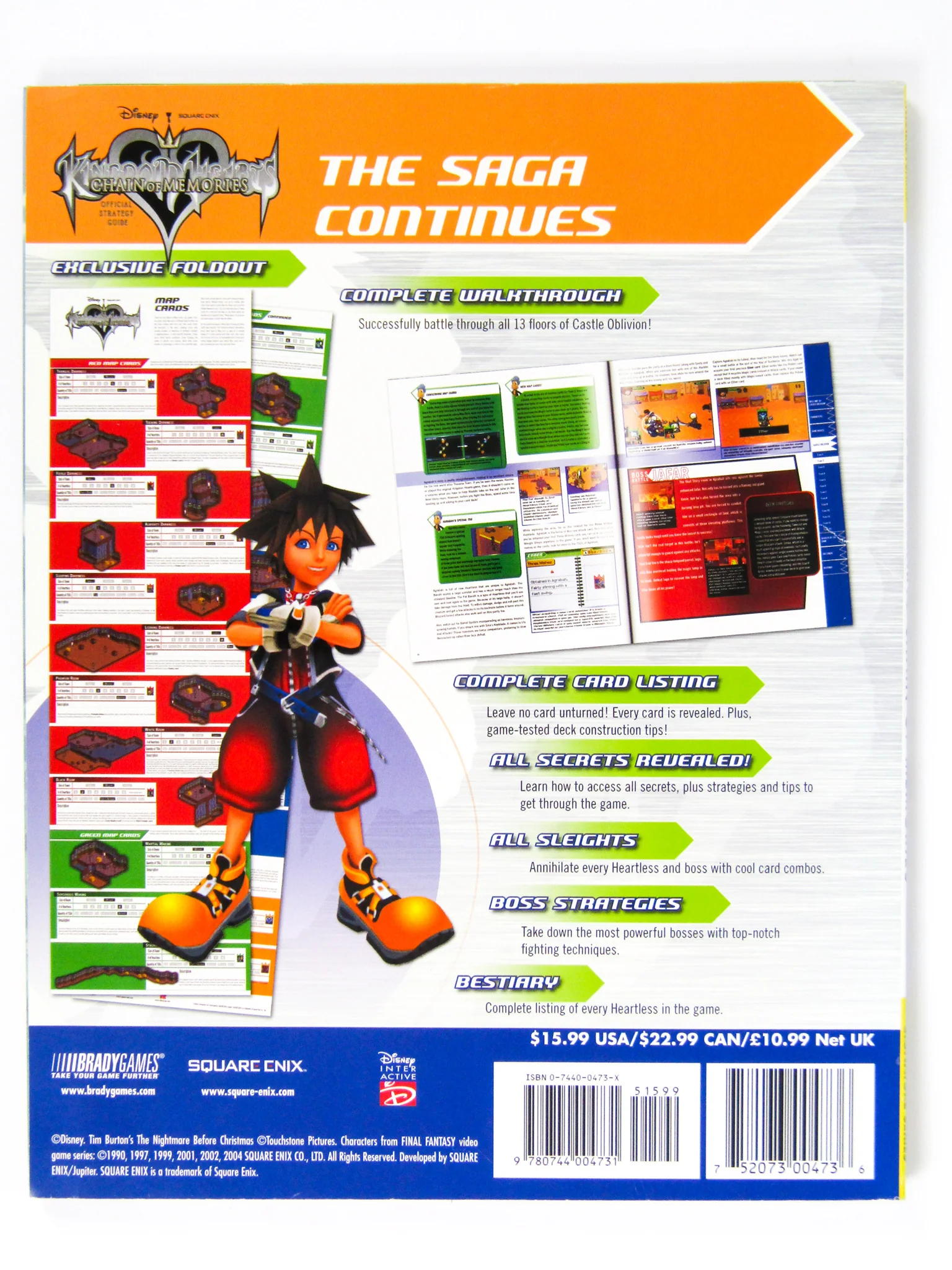 Kingdom Hearts Chain Of Memories [Signature Series] [BradyGames] (Game Guide) - Image 5