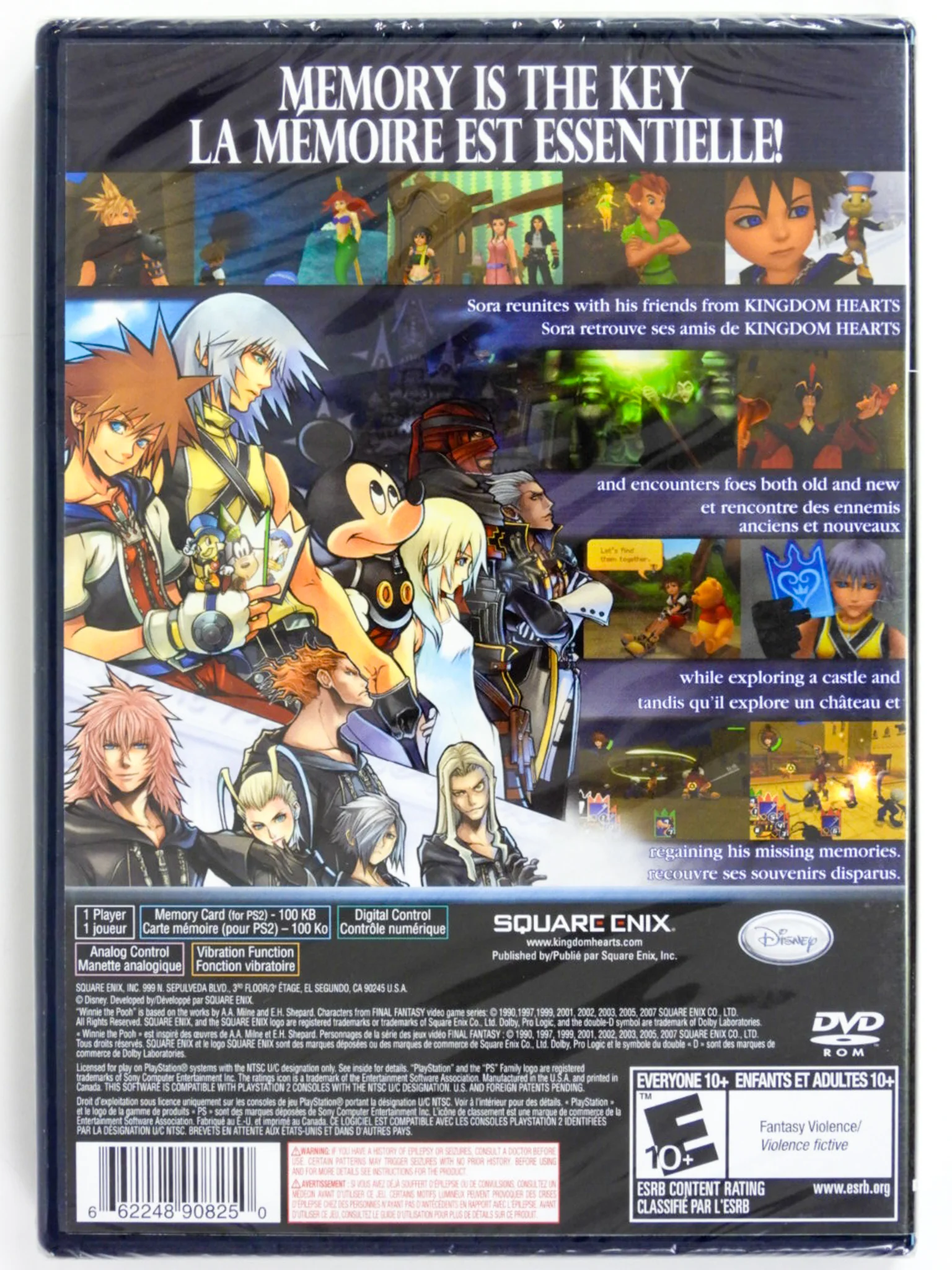 Kingdom Hearts RE Chain Of Memories (PlayStation 2 / PS2) - Image 2