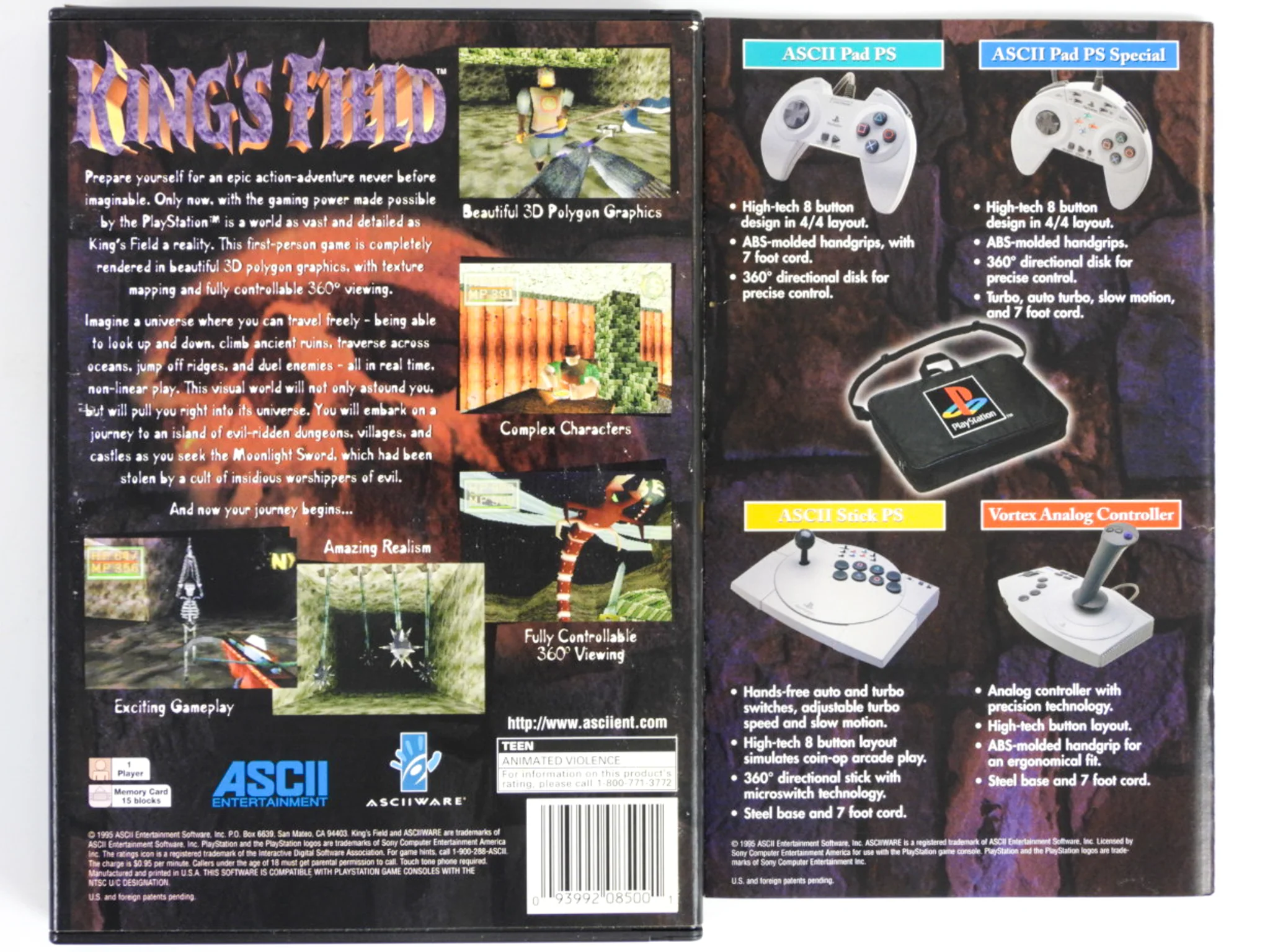 King's Field [Long Box] (PlayStation / PS1) - Image 3