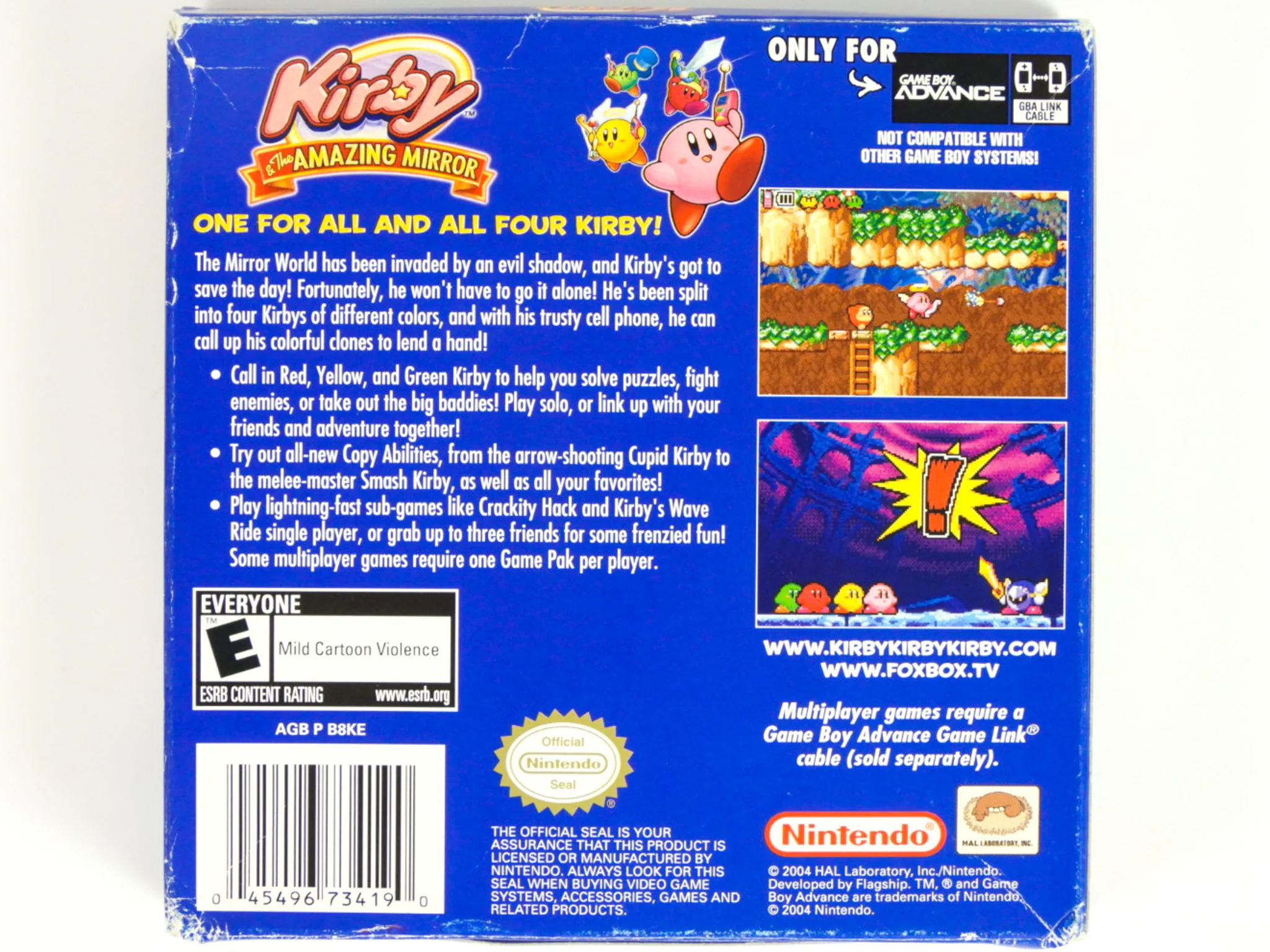Kirby And The Amazing Mirror (Nintendo Game Boy Advance / GBA) - Image 3