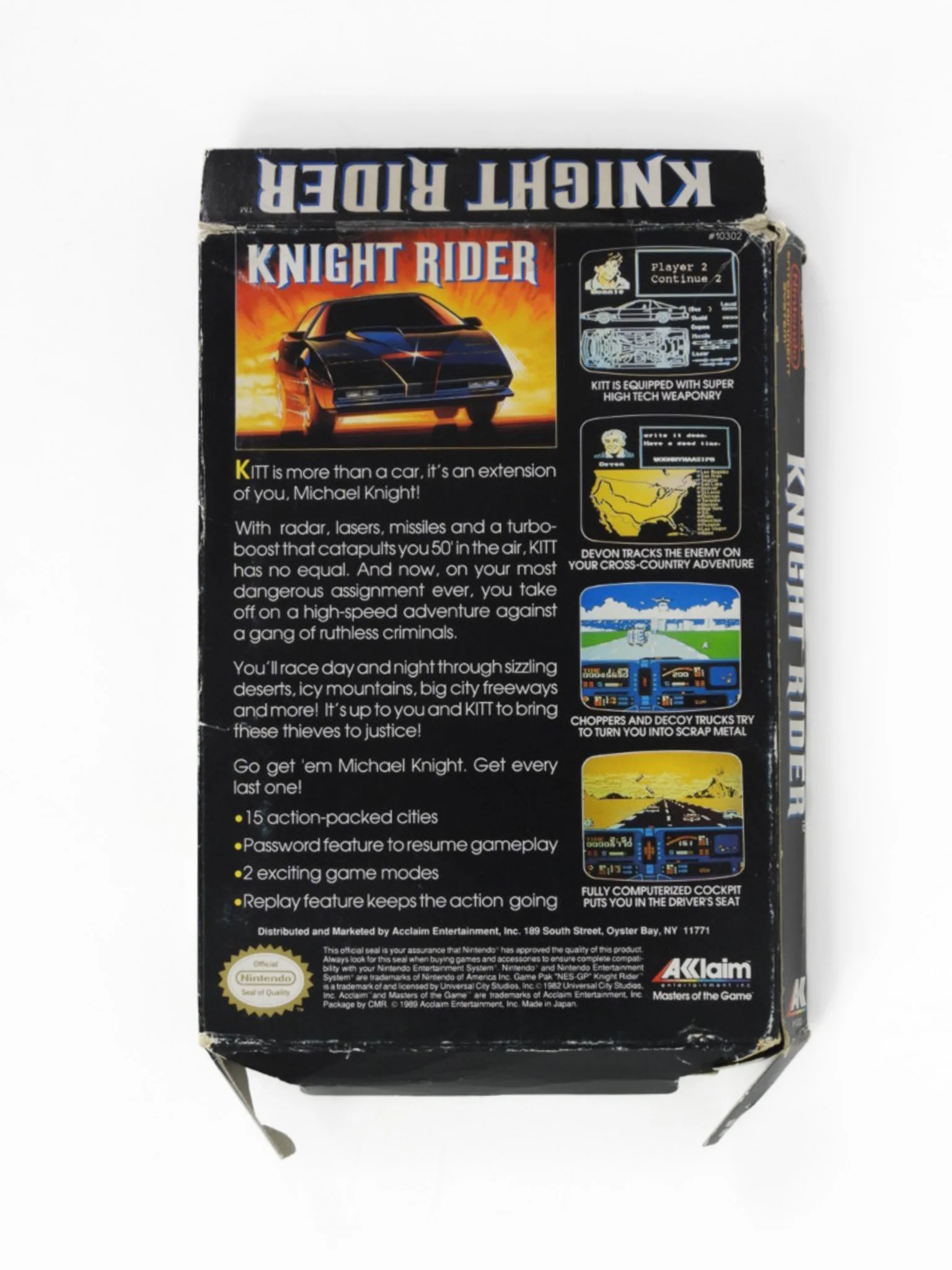 Knight Rider [Box] (Nintendo / NES) - Image 2
