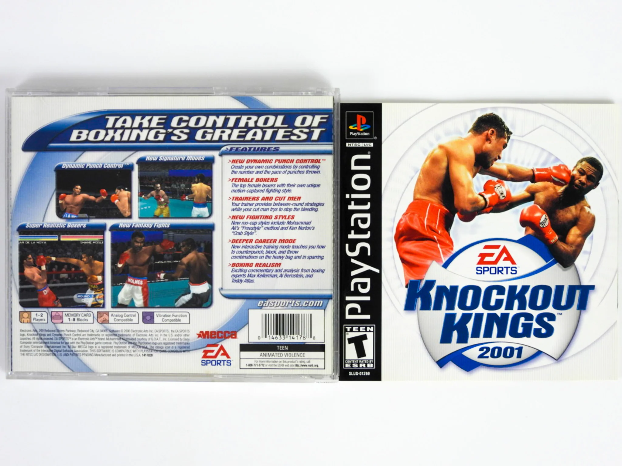 Knockout Kings 2001 (PlayStation / PS1) - Image 2