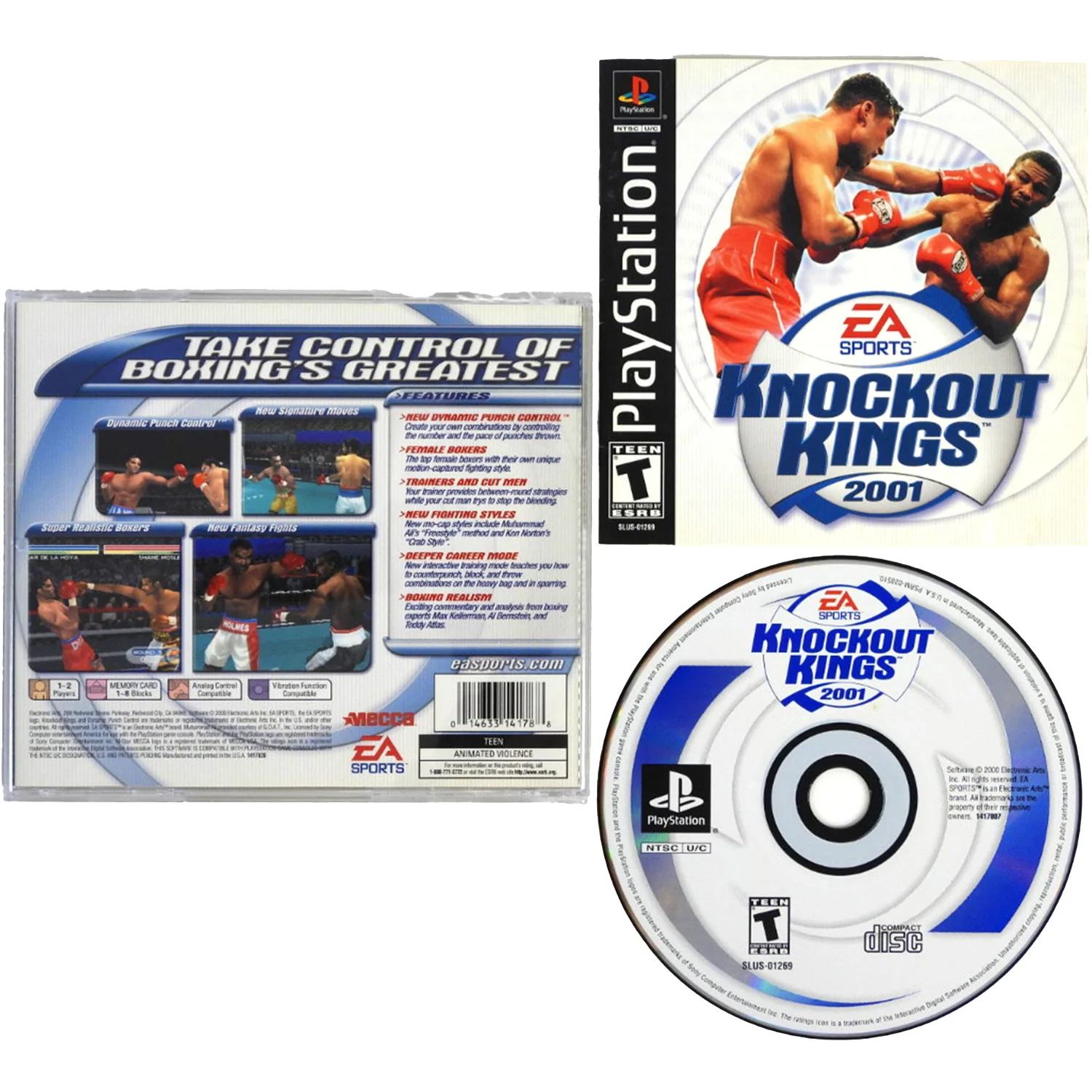 Knockout Kings 2001 (PlayStation / PS1) - Image 4