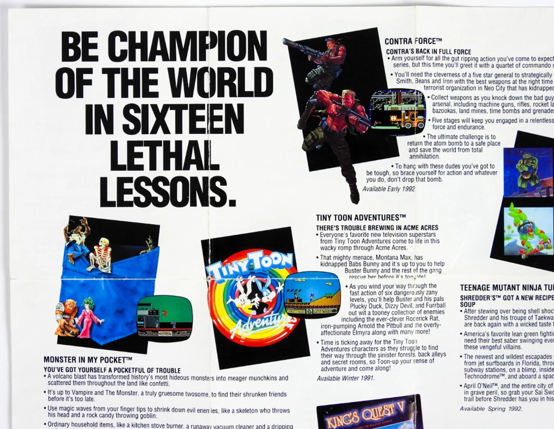 Konami Promo [Poster] (Nintendo / NES) - Image 5