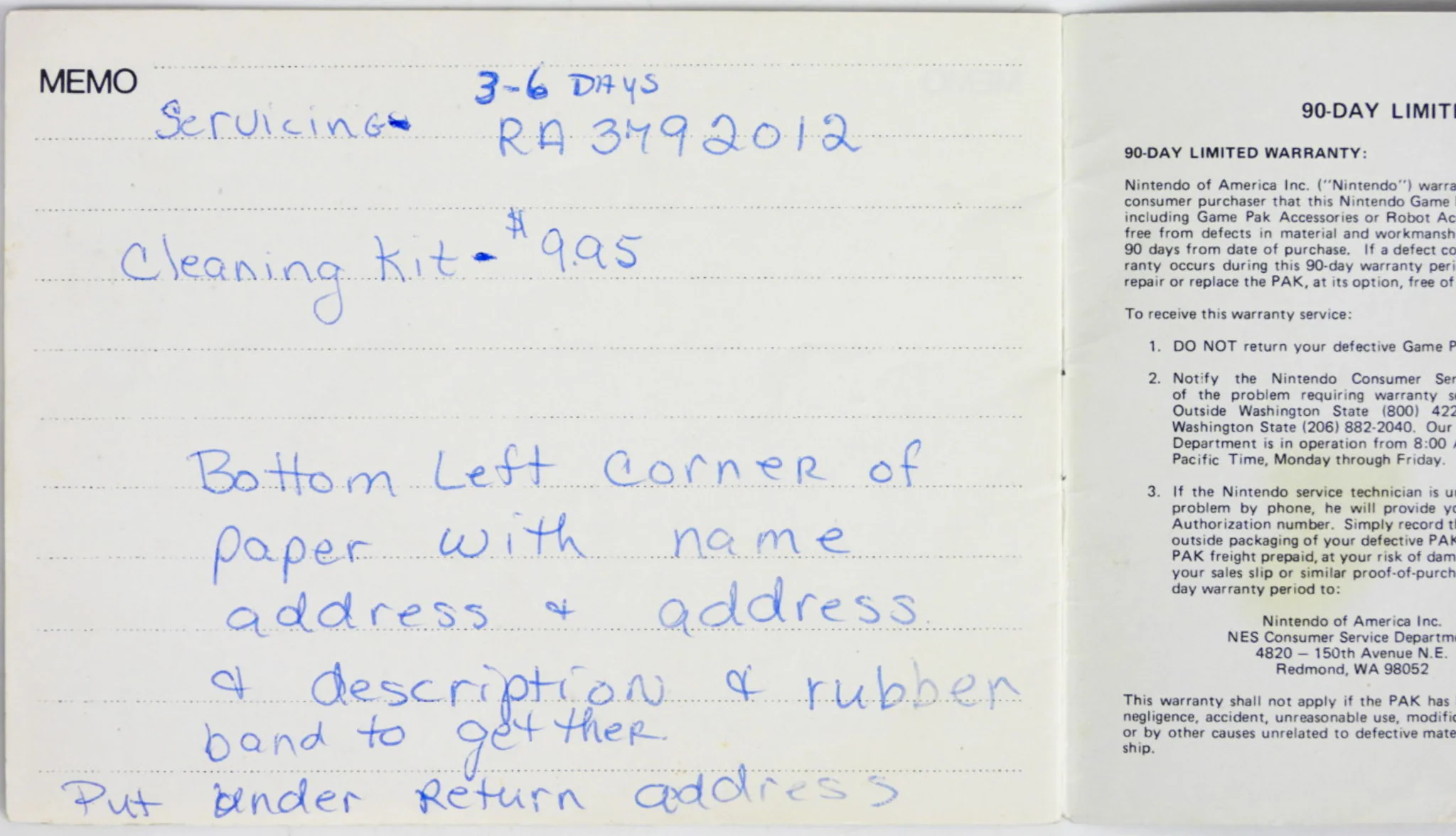 Kung Fu [Manual] (Nintendo / NES) - Image 5