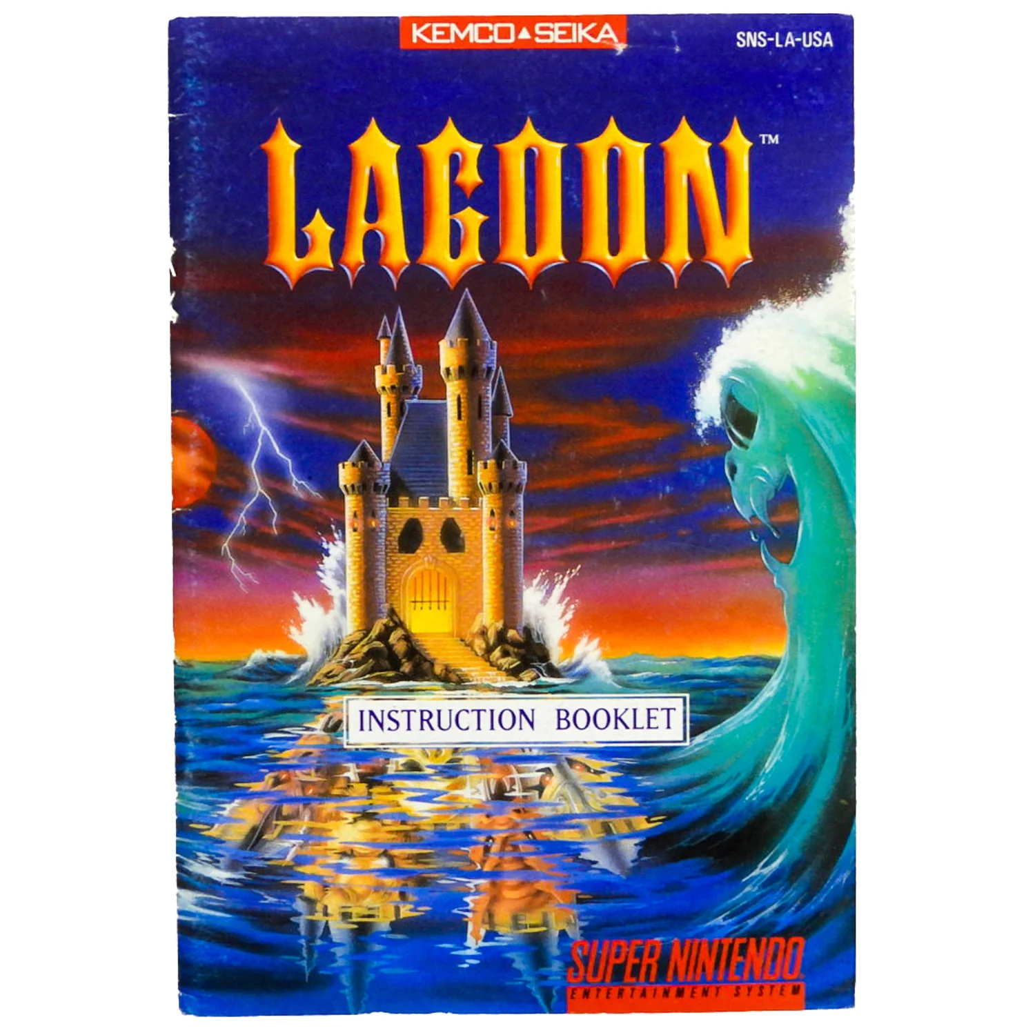 Lagoon [Manual] (Super Nintendo / SNES)