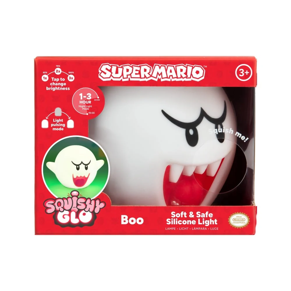 Lampe rechargeable en silicone Boo SquishyGlo