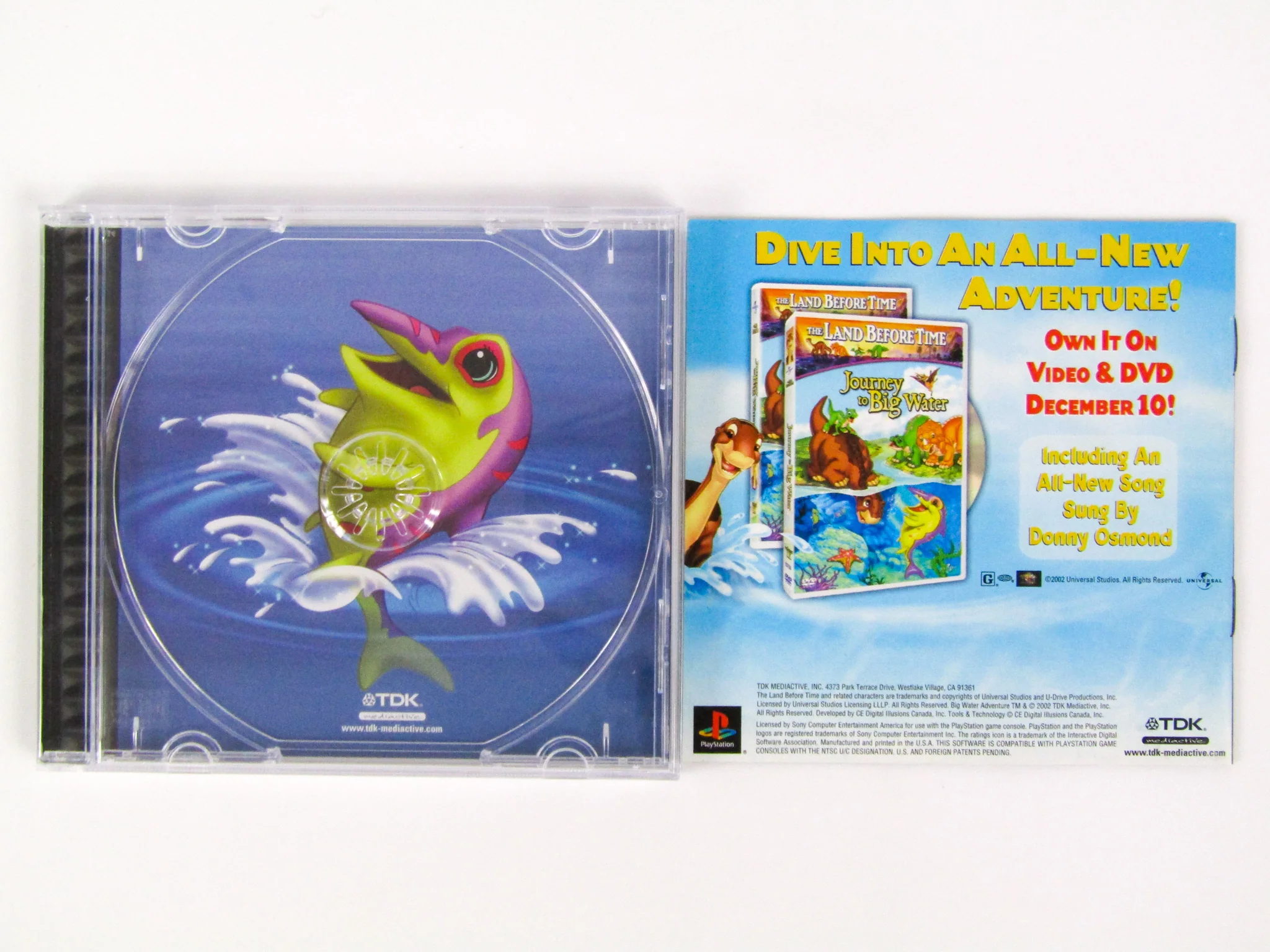 Land Before Time Big Water Adventure (PlayStation / PS1) - Image 2