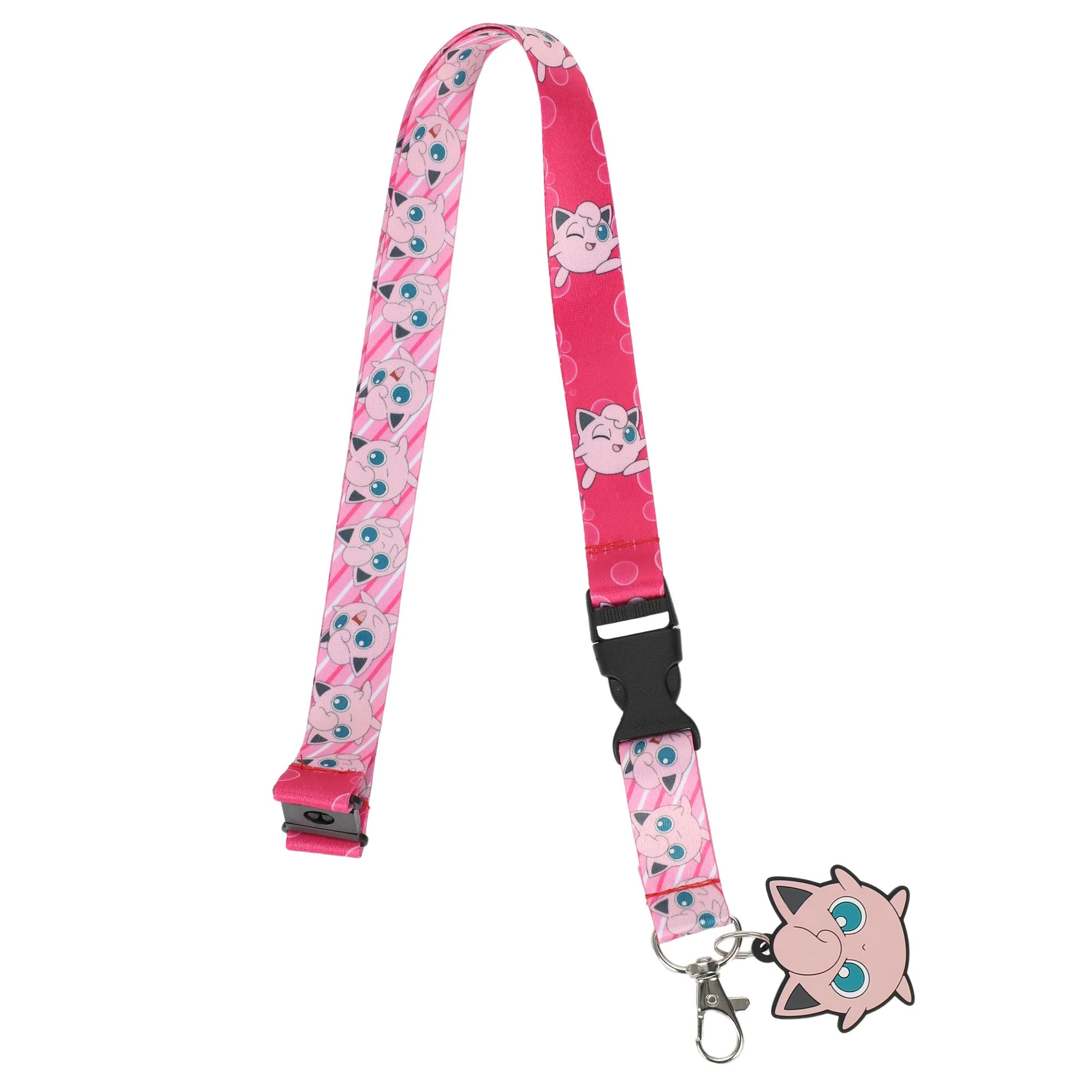 Lanière Jigglypuff avec breloque en caoutchouc