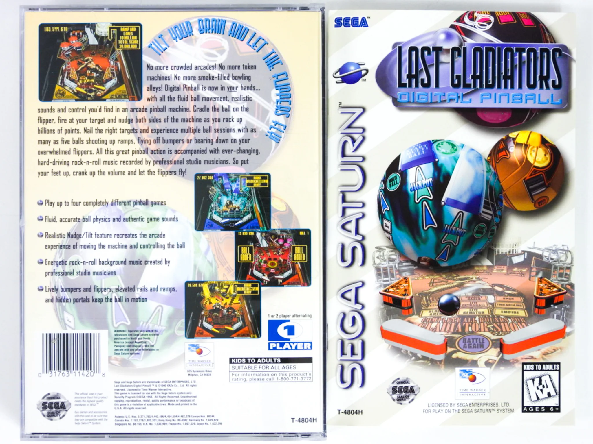 Last Gladiators Digital Pinball (Sega Saturn) - Image 2