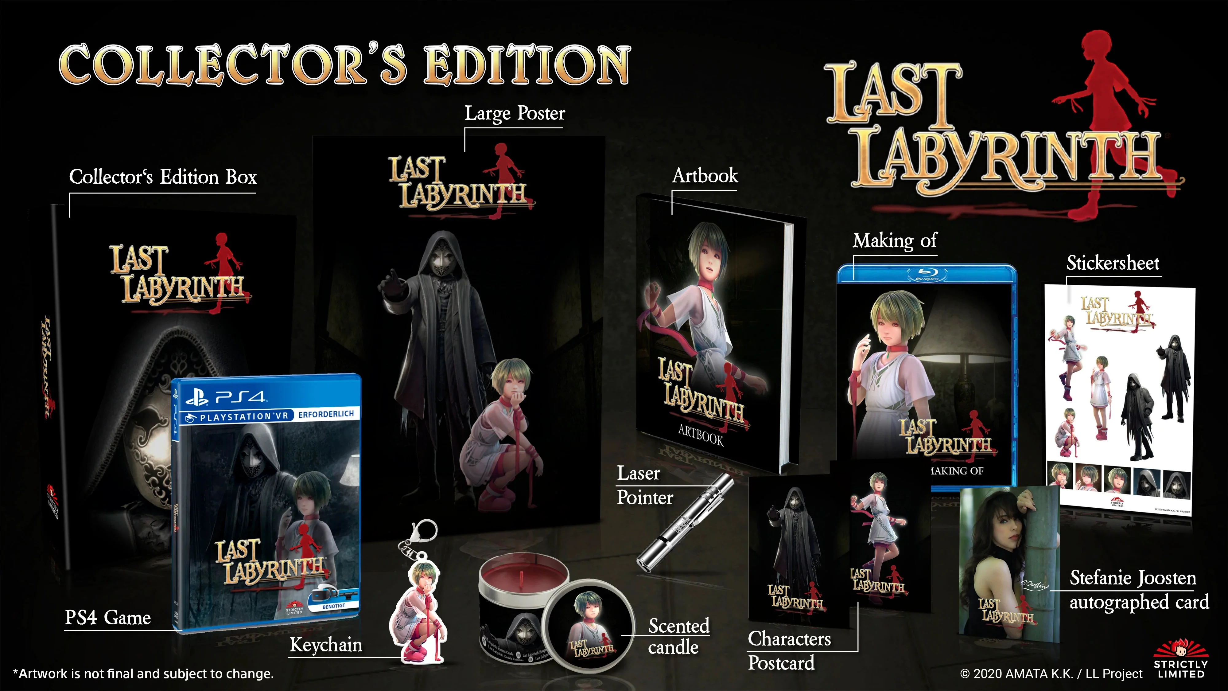 Last Labyrinth [Collector's Edition] [PAL] [Strictly Limited Games] (PlayStation 4 / PS4) - Image 2