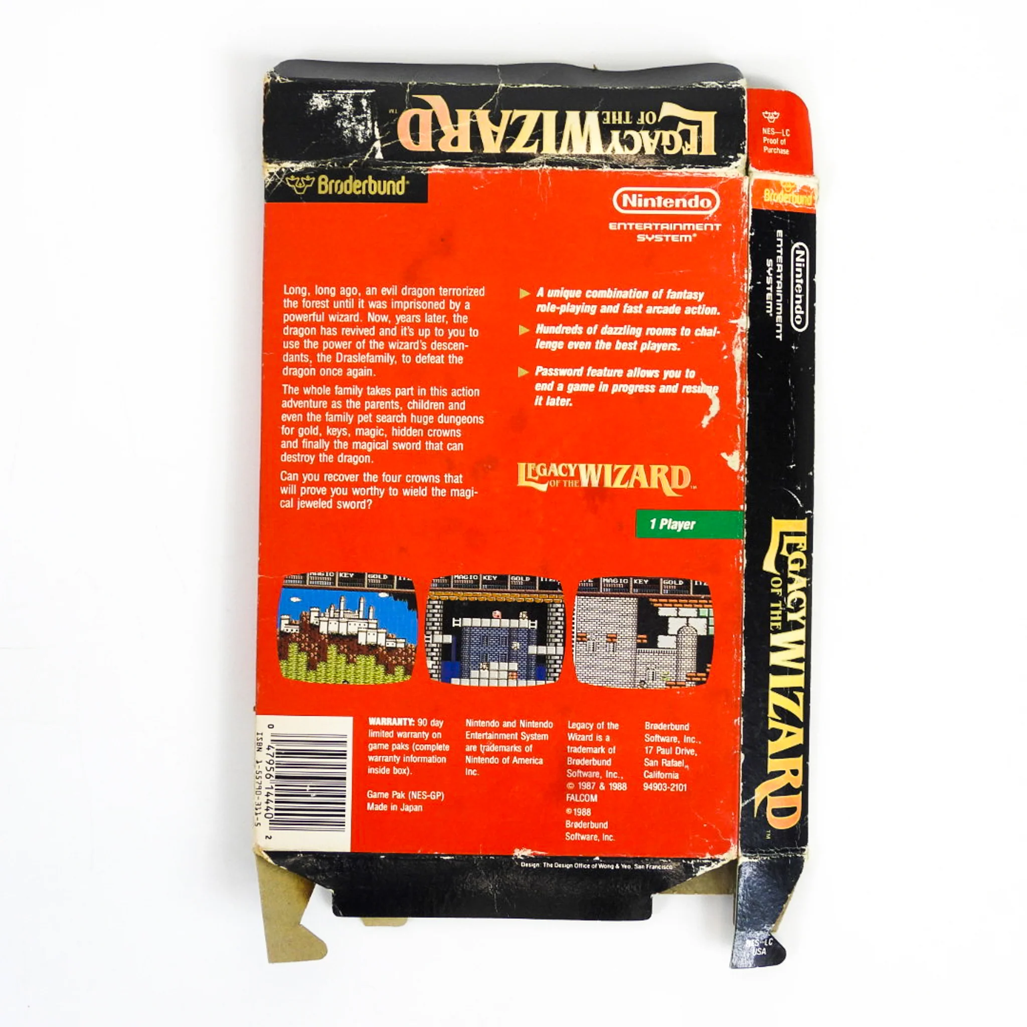 Legacy of the Wizard [Box] (Nintendo / NES) - Image 2