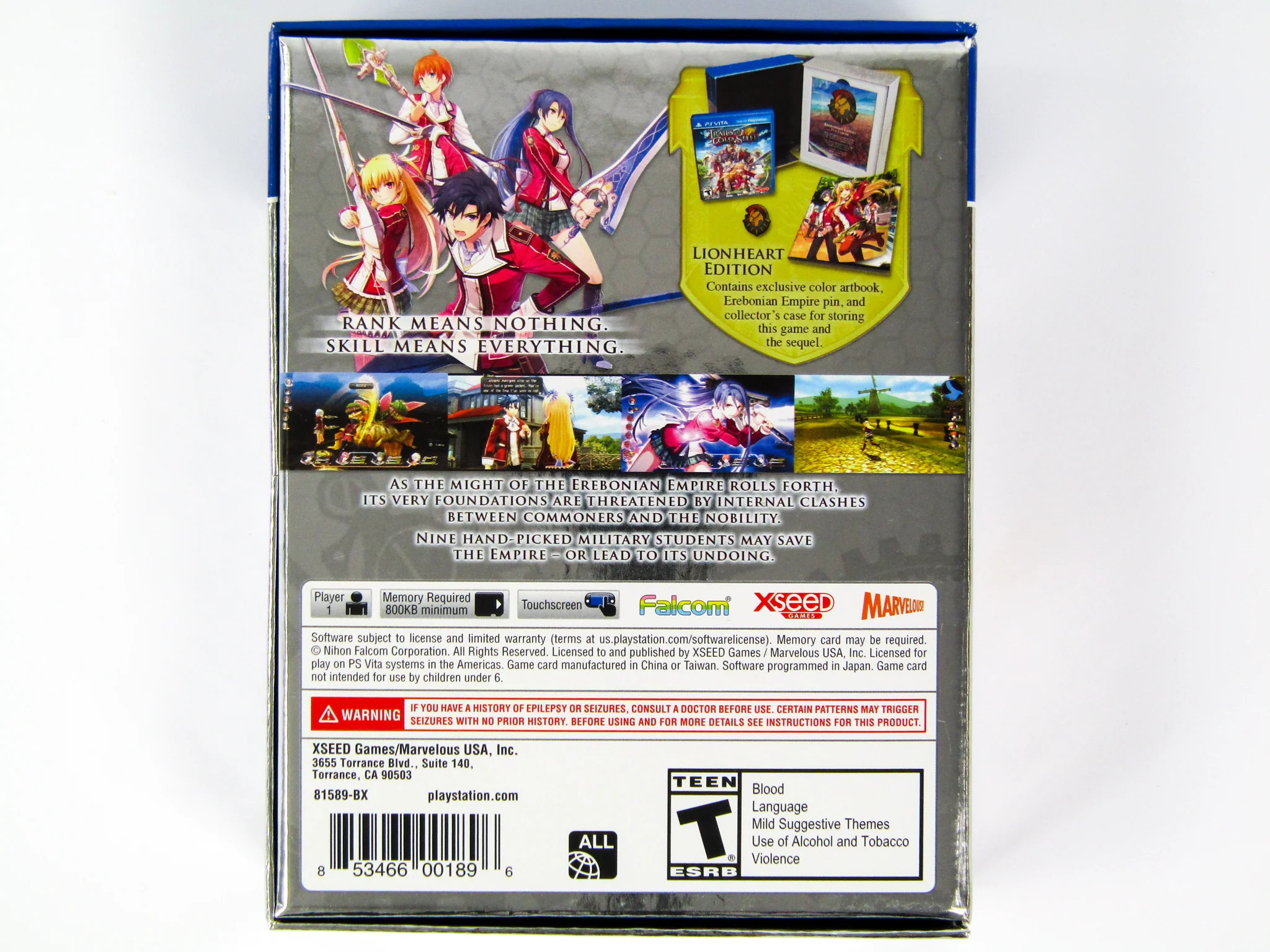 Legend Of Heroes: Trails Of Cold Steel [Lionheart Edition] (PlayStation Vita / PS Vita) - Image 6