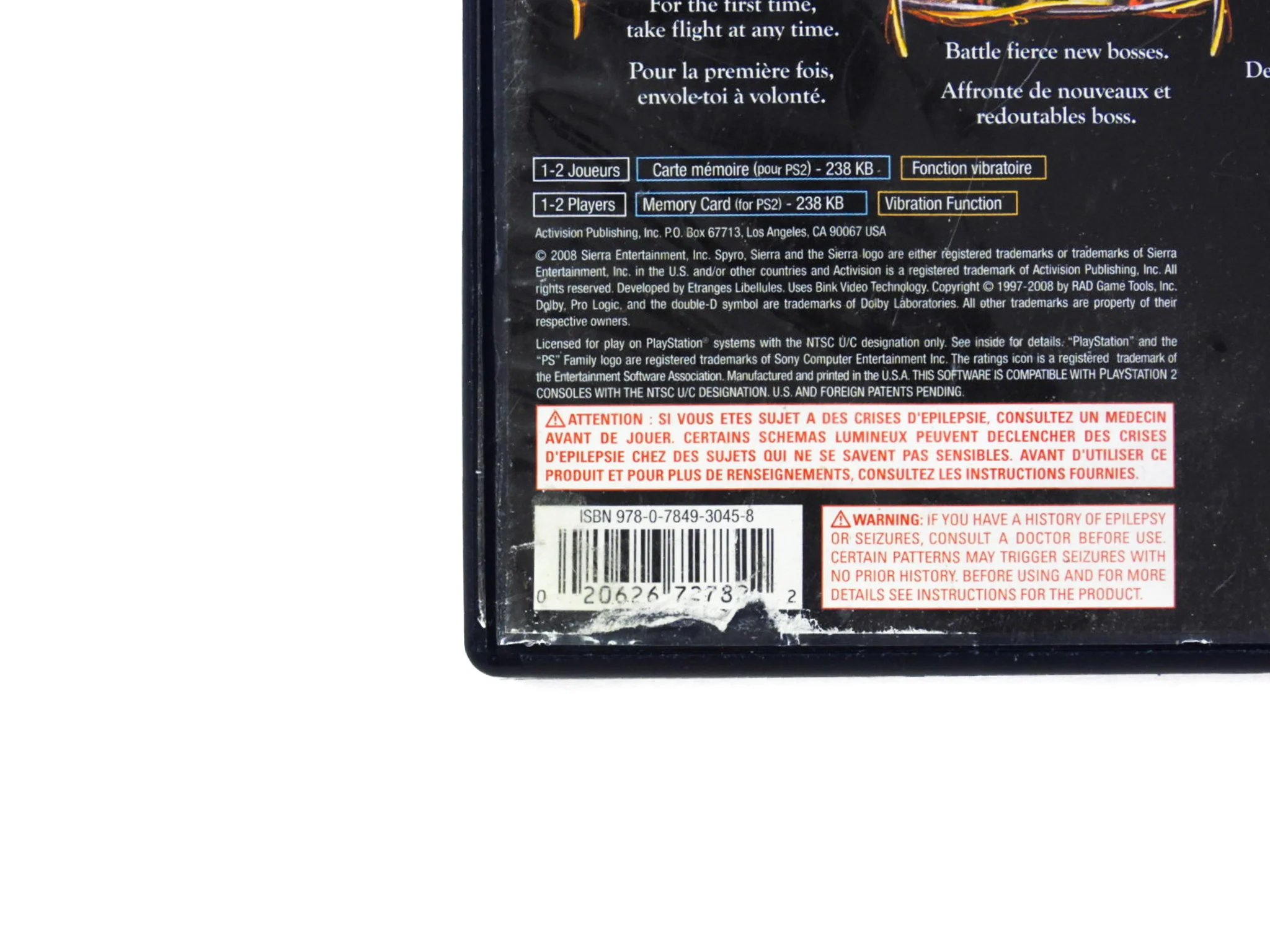 Legend Of Spyro Dawn Of The Dragon (PlayStation 2 / PS2) - Image 4