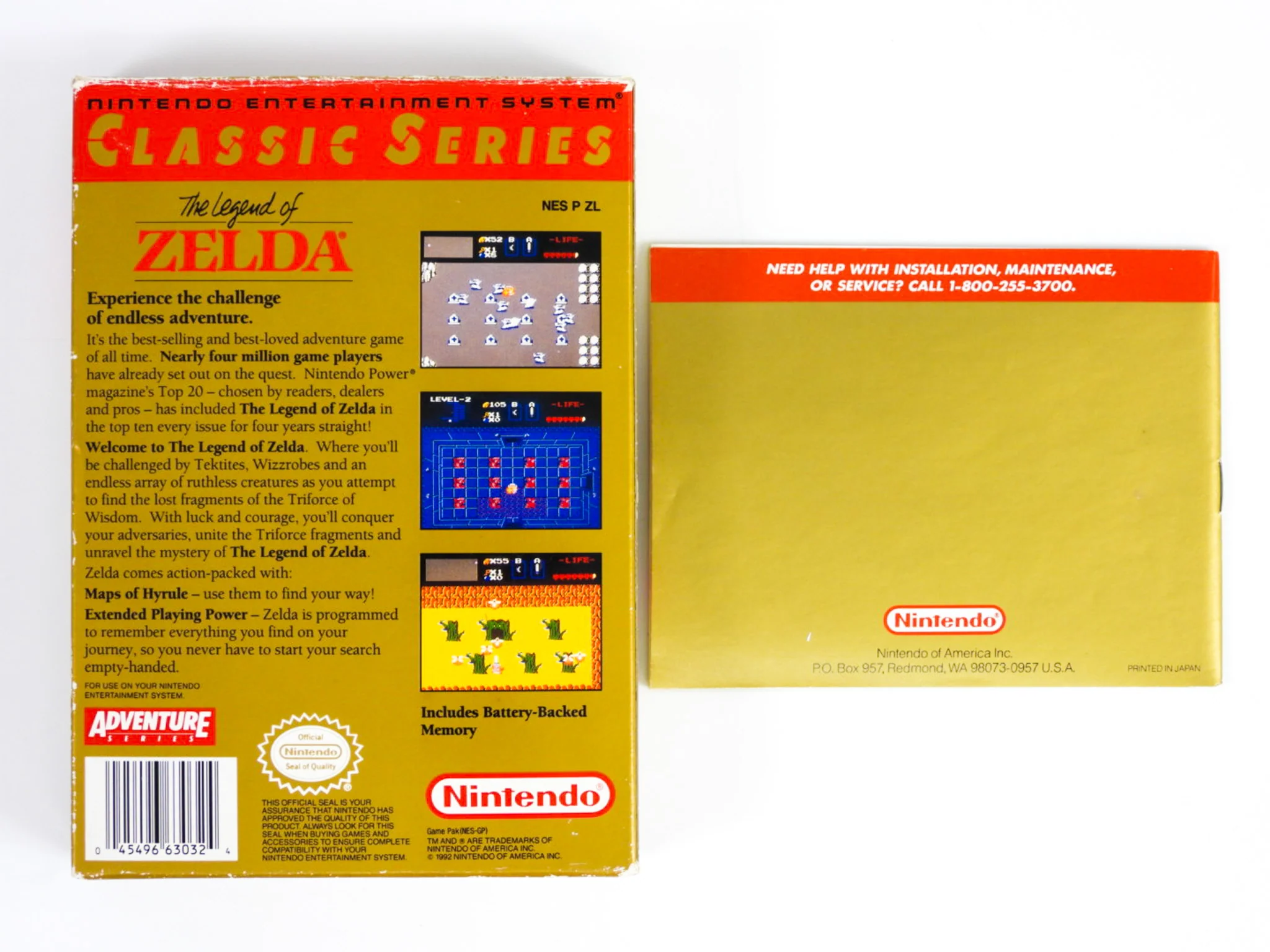 Legend Of Zelda [Gray Cart] (Nintendo / NES) - Image 4