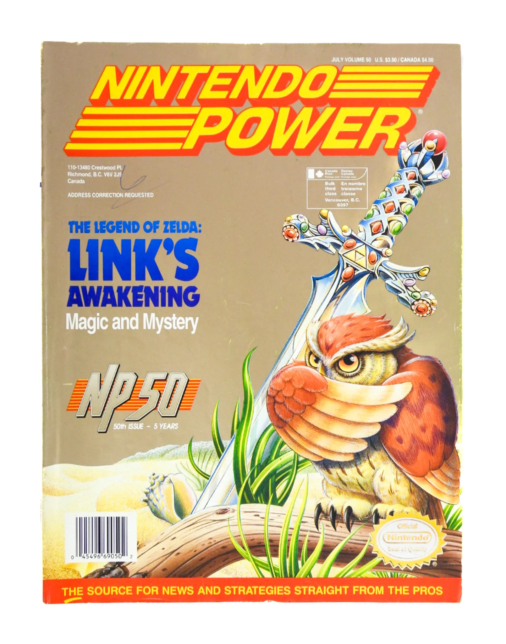 Legend Of Zelda: Link's Awakening [Volume 50] [Nintendo Power] (Magazines) - Image 4