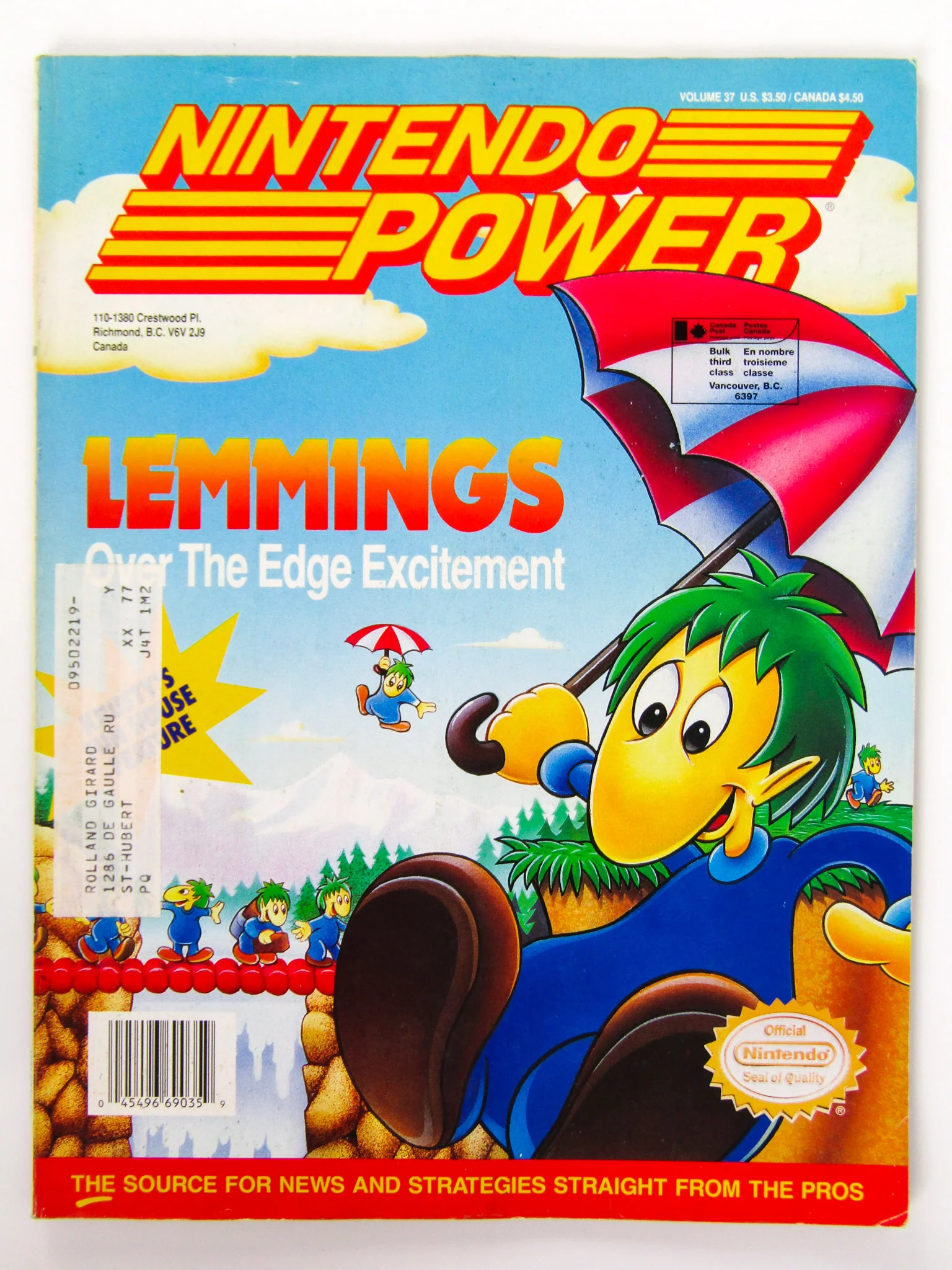 Lemmings [Volume 37] [Nintendo Power] (Magazines) - Image 3